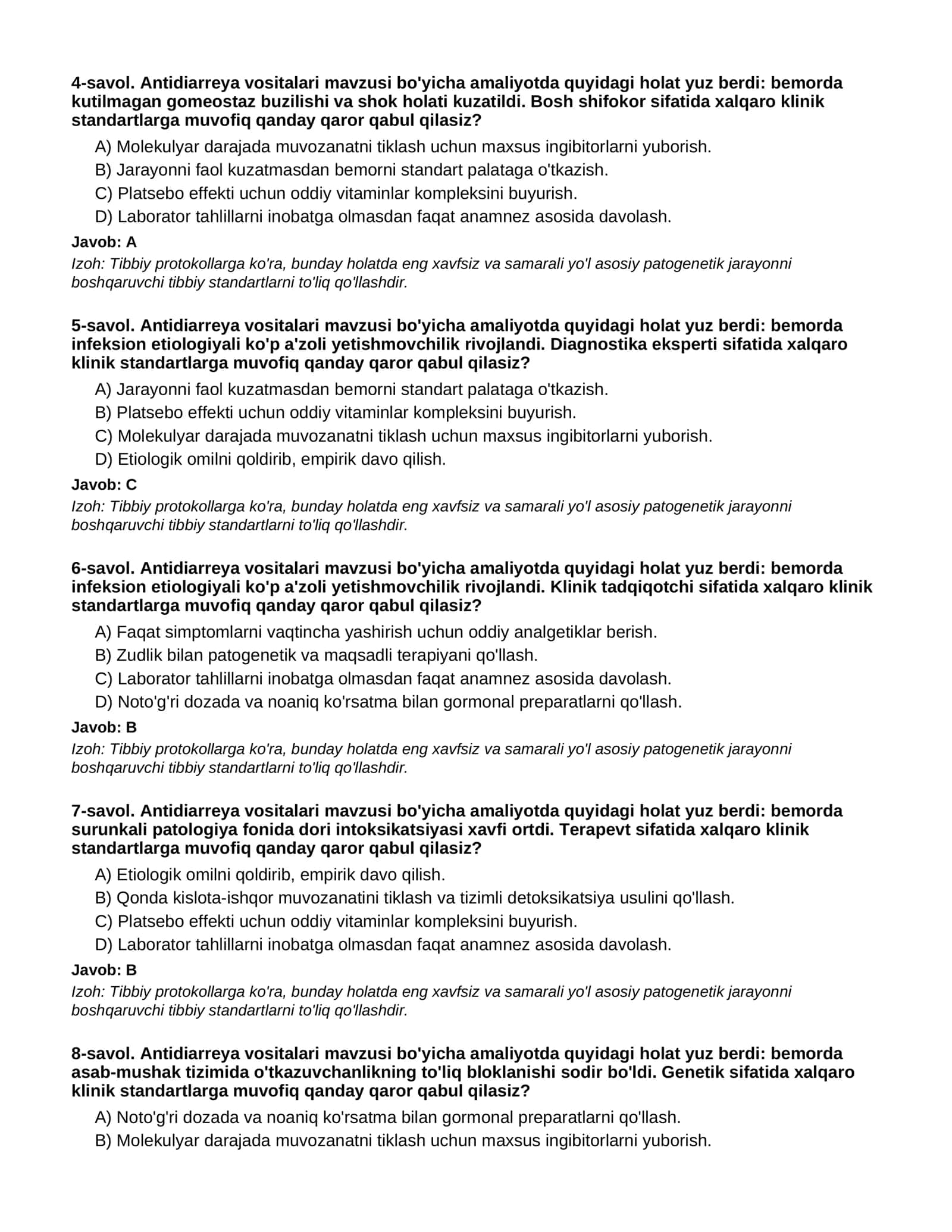 ANTIDIARREYA VOSITALARI - 3-QISM 2