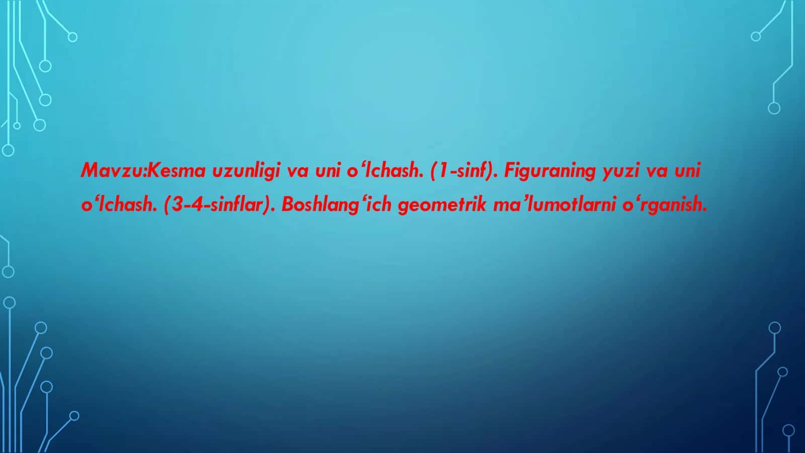 Boshlangʻich sinf matematika darsliklari 2