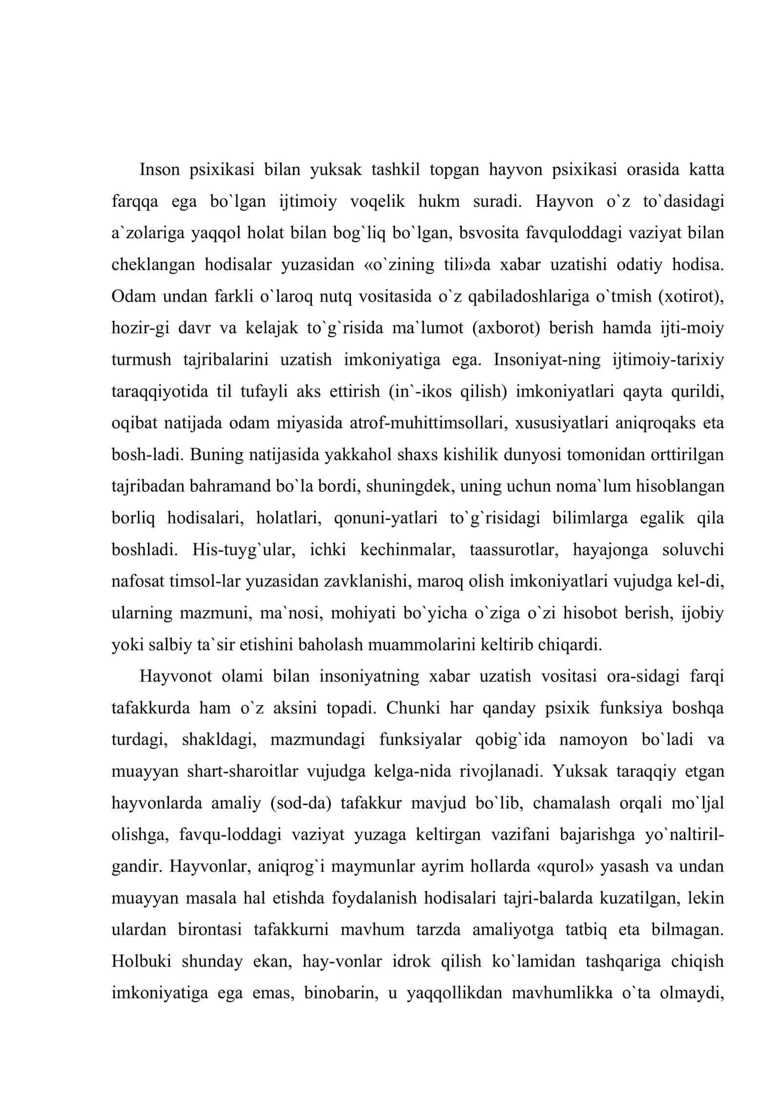 Ongning psixologik tavsifi 2