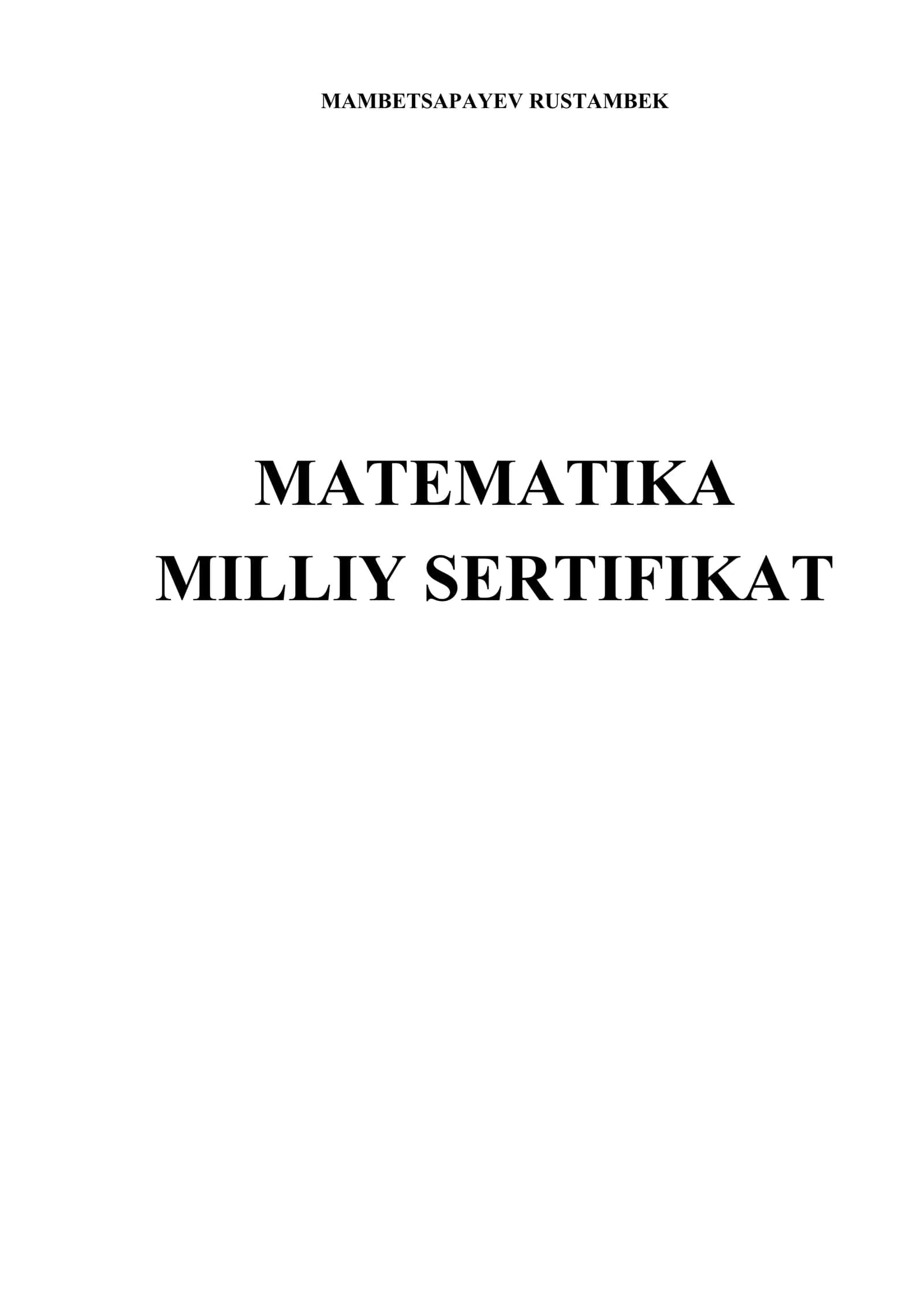 A+ 100 kitobi milliy sertifikat 2