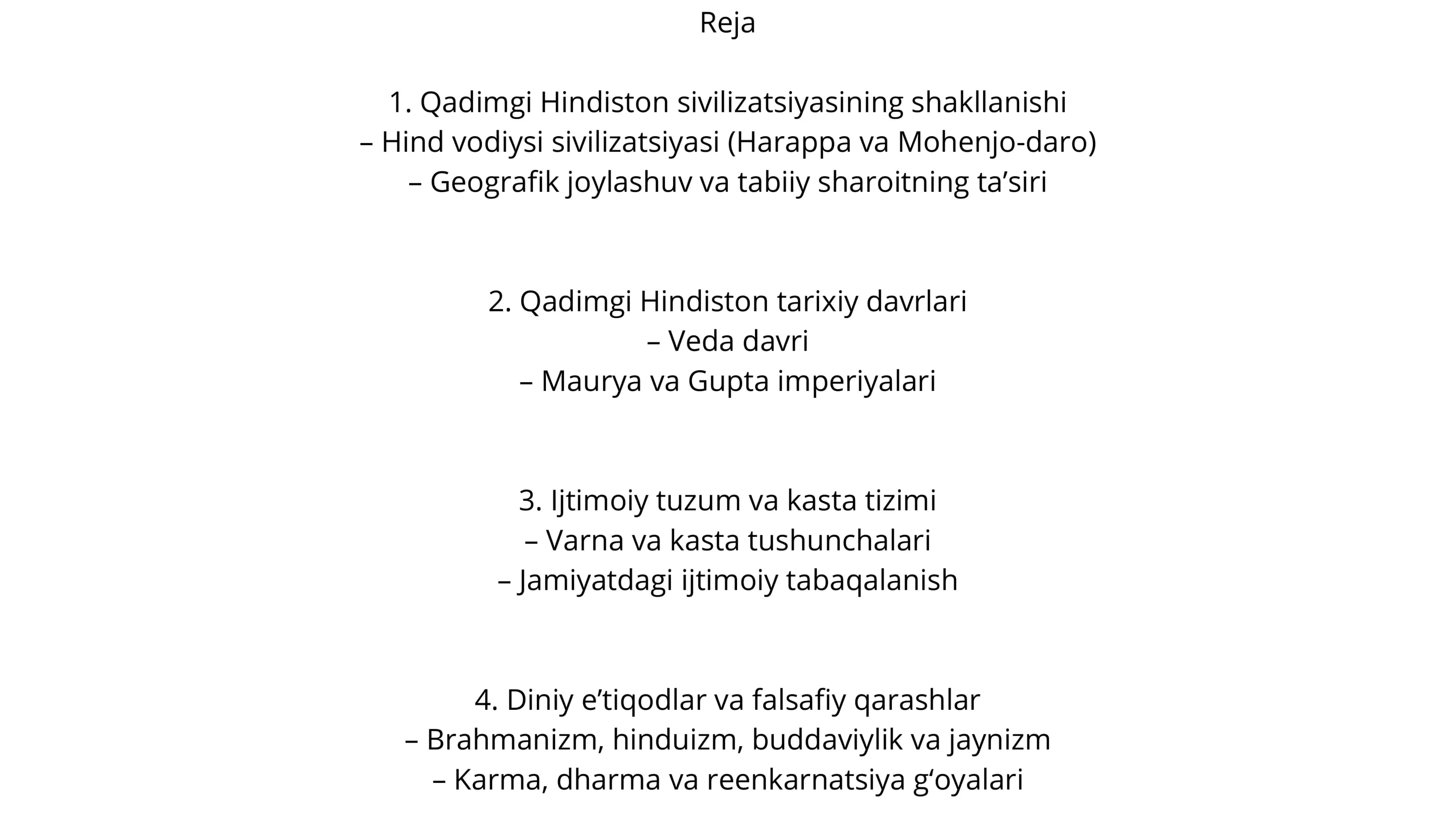 Qadimgi Hindistin tarixi VA madaniyati 2