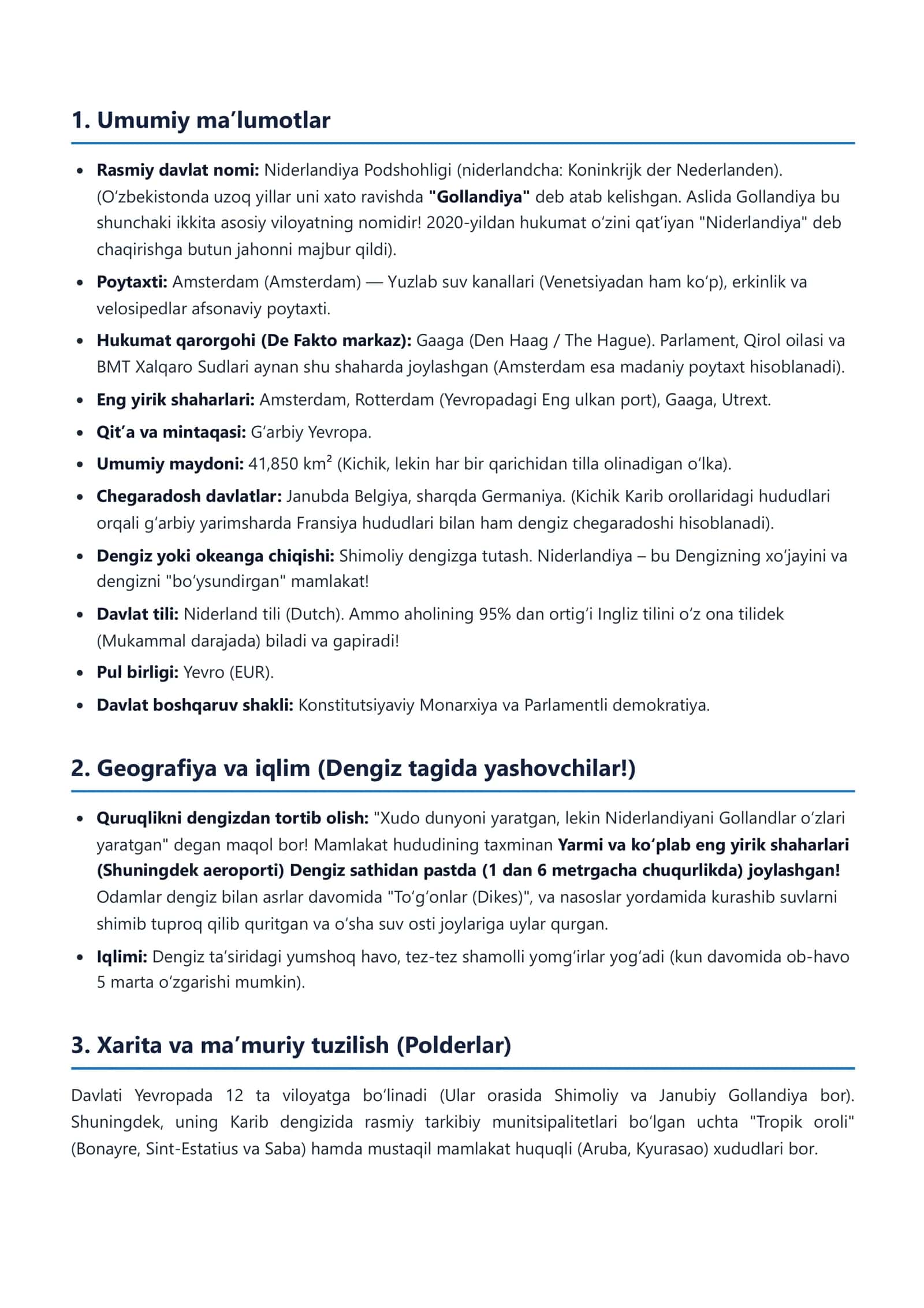 Niderlandiya Podshohligi Mamlakat ensiklopediyasi 2