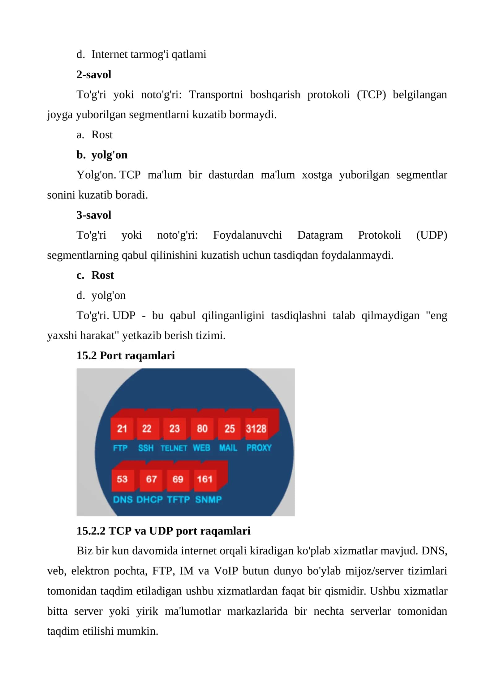 TCP va UDP 2