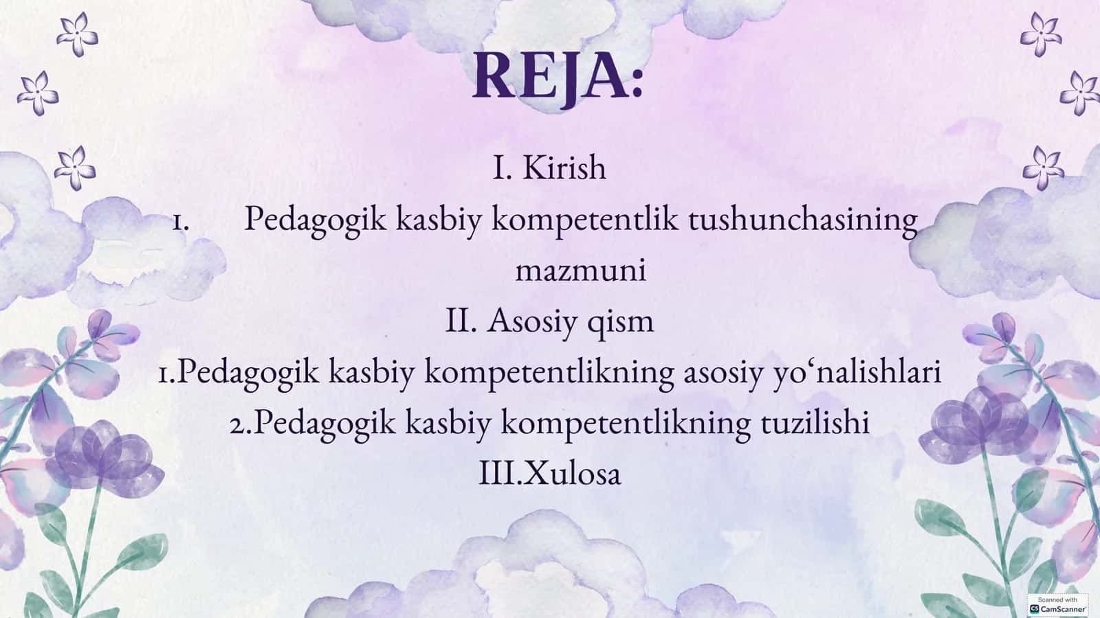 PEDAGOGIK KASBIY KOMPETENTLIGI 2