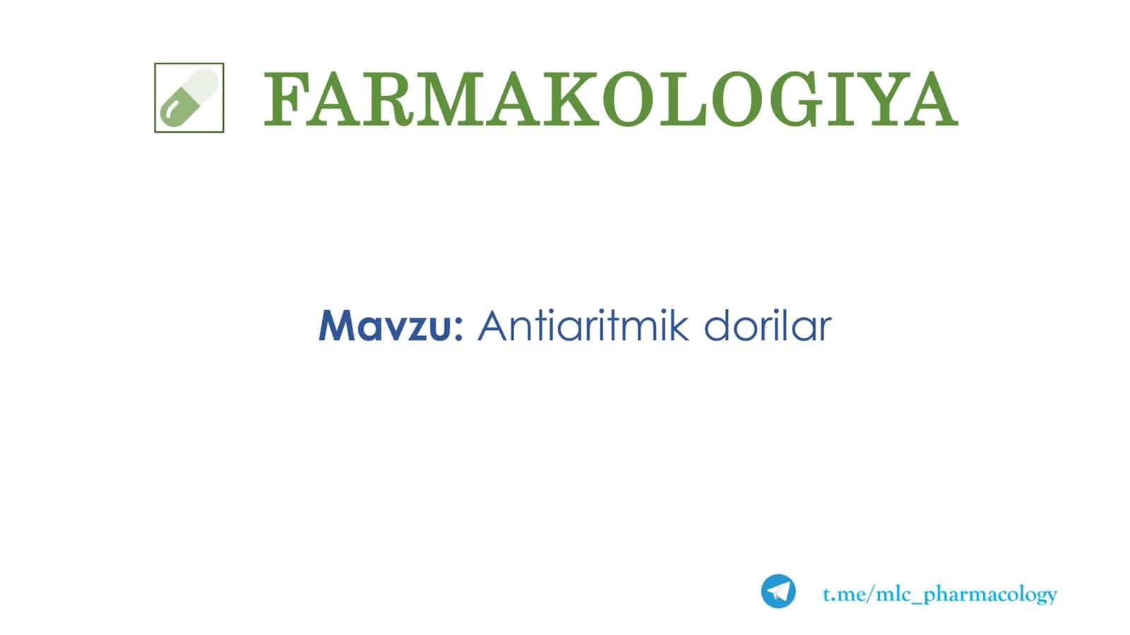 ANTIARITMIK DORILAR 2