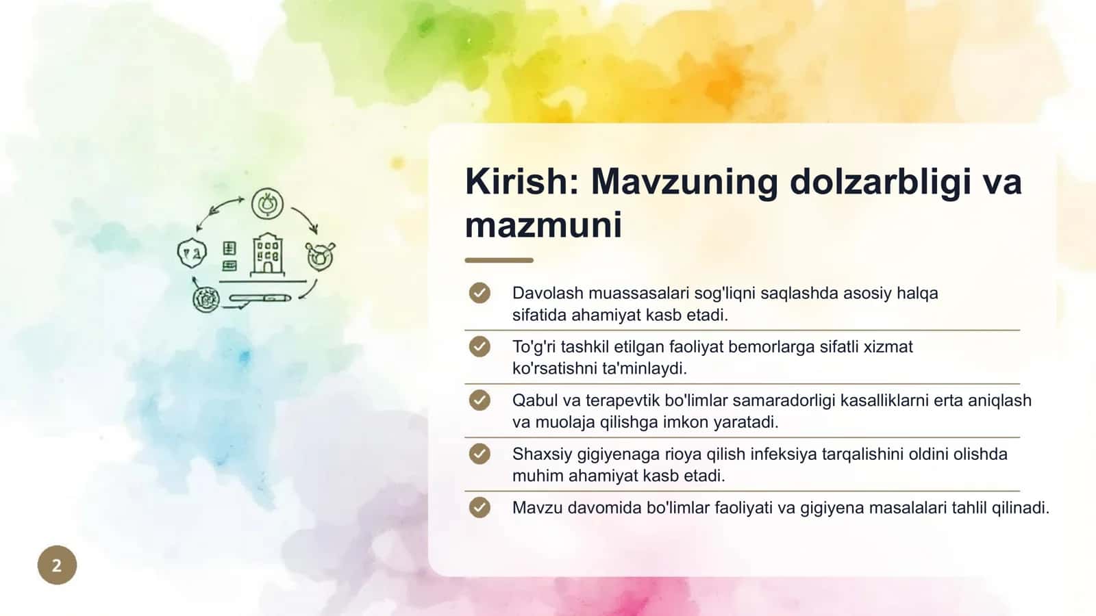 DAVOLASH MUASSASINING FAOLIYATI 2