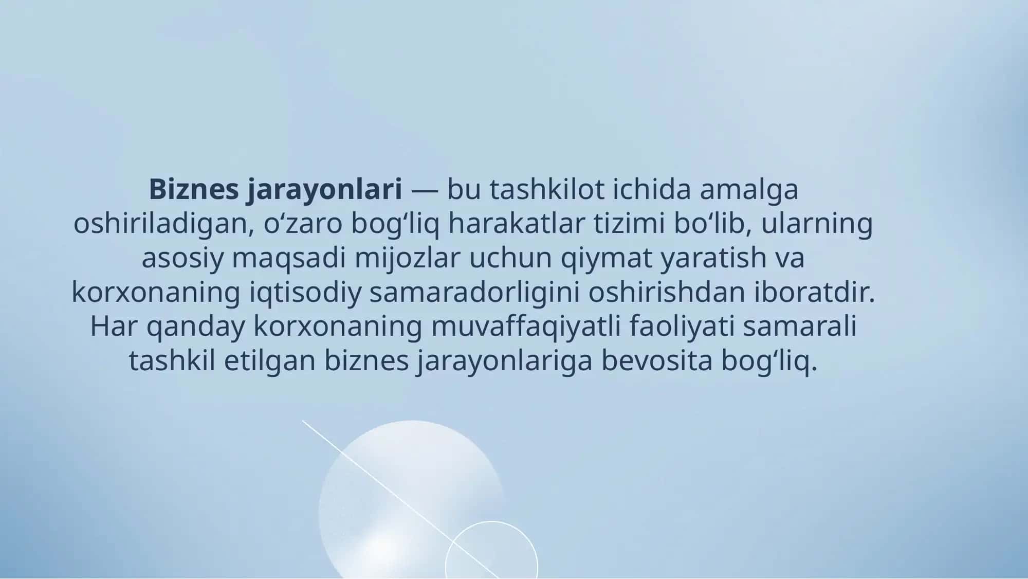Biznes-jarayonlari hisobini kompleks ko‘rsatkichini shakllantirish usullari 2