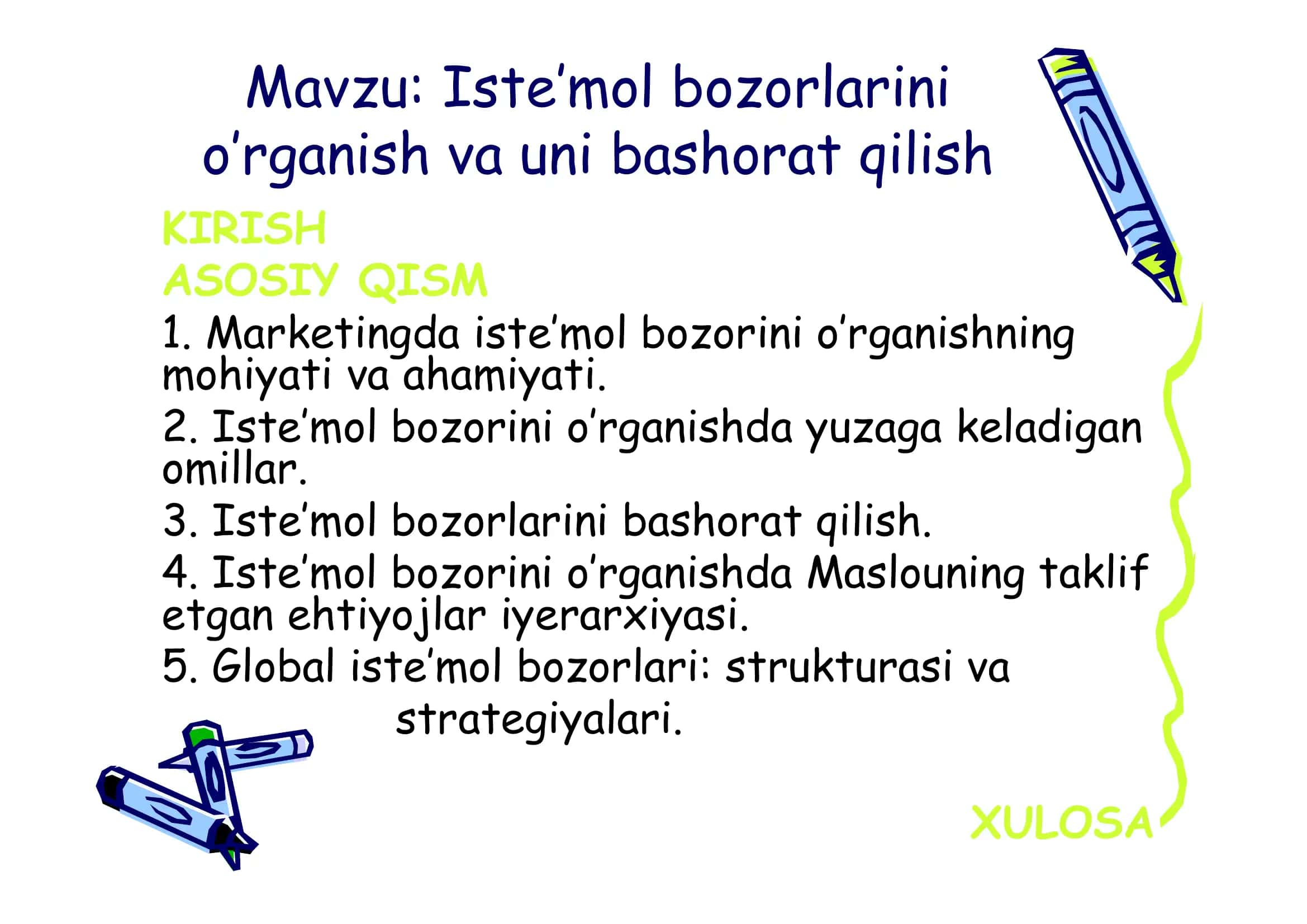 Iste’mol bozorlarini o’rganish va uni bashorat qilish 2