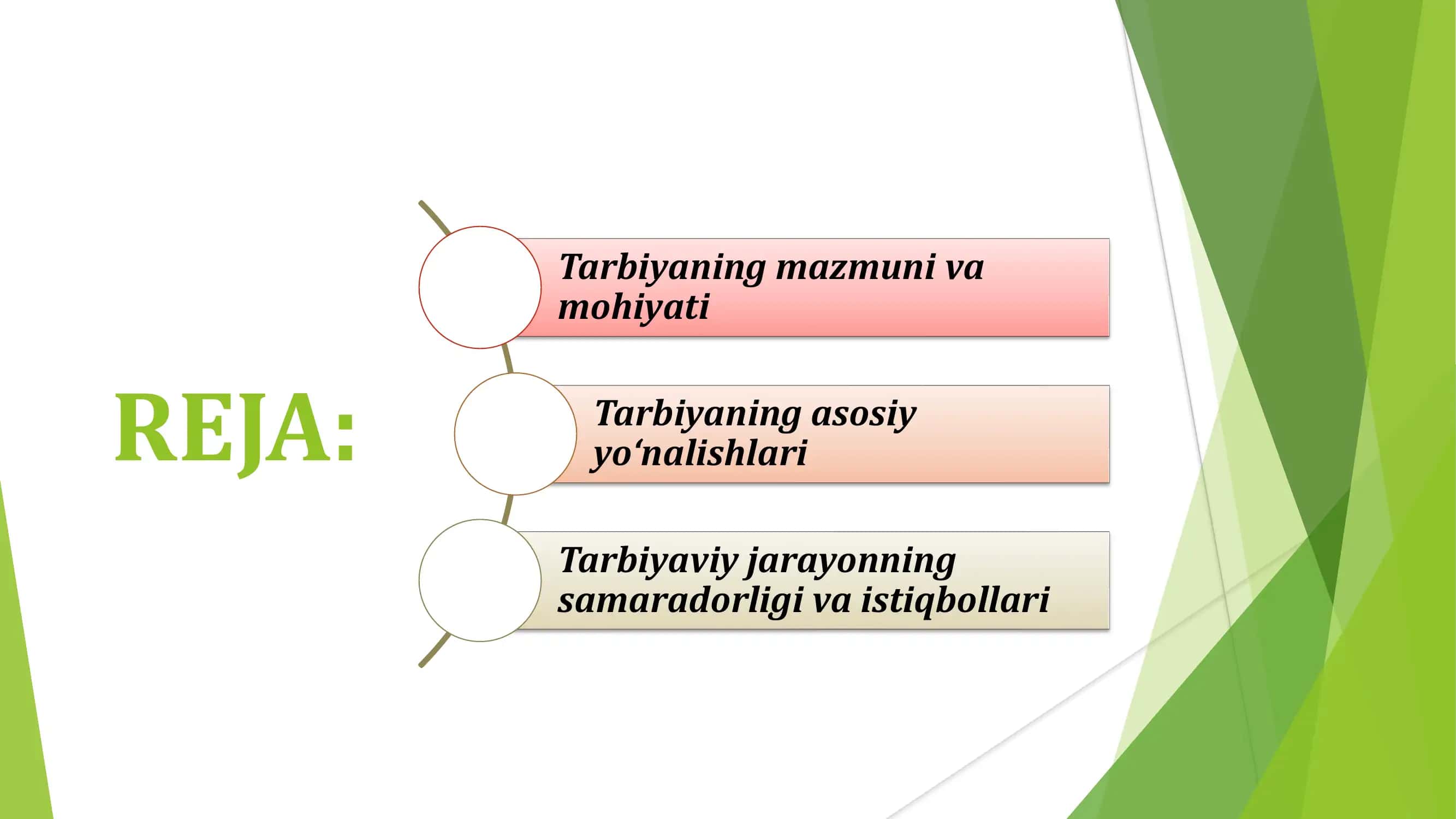 TARBIYANING MAZMUNI VA MOHIYATI 2