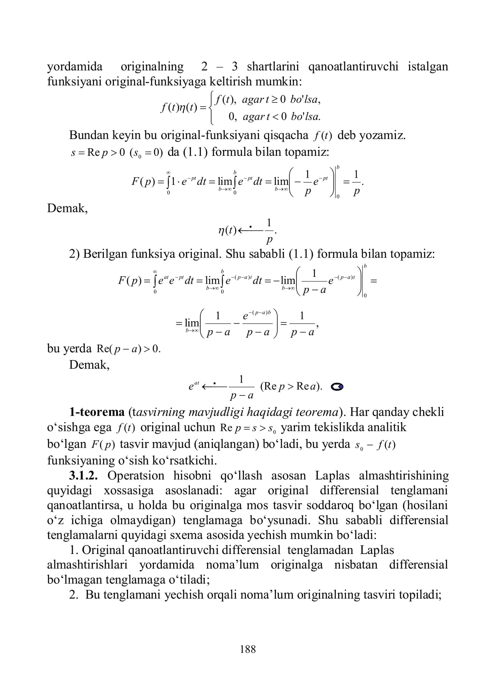 3.1. LAPLAS ALMASHTIRISHLARI 2