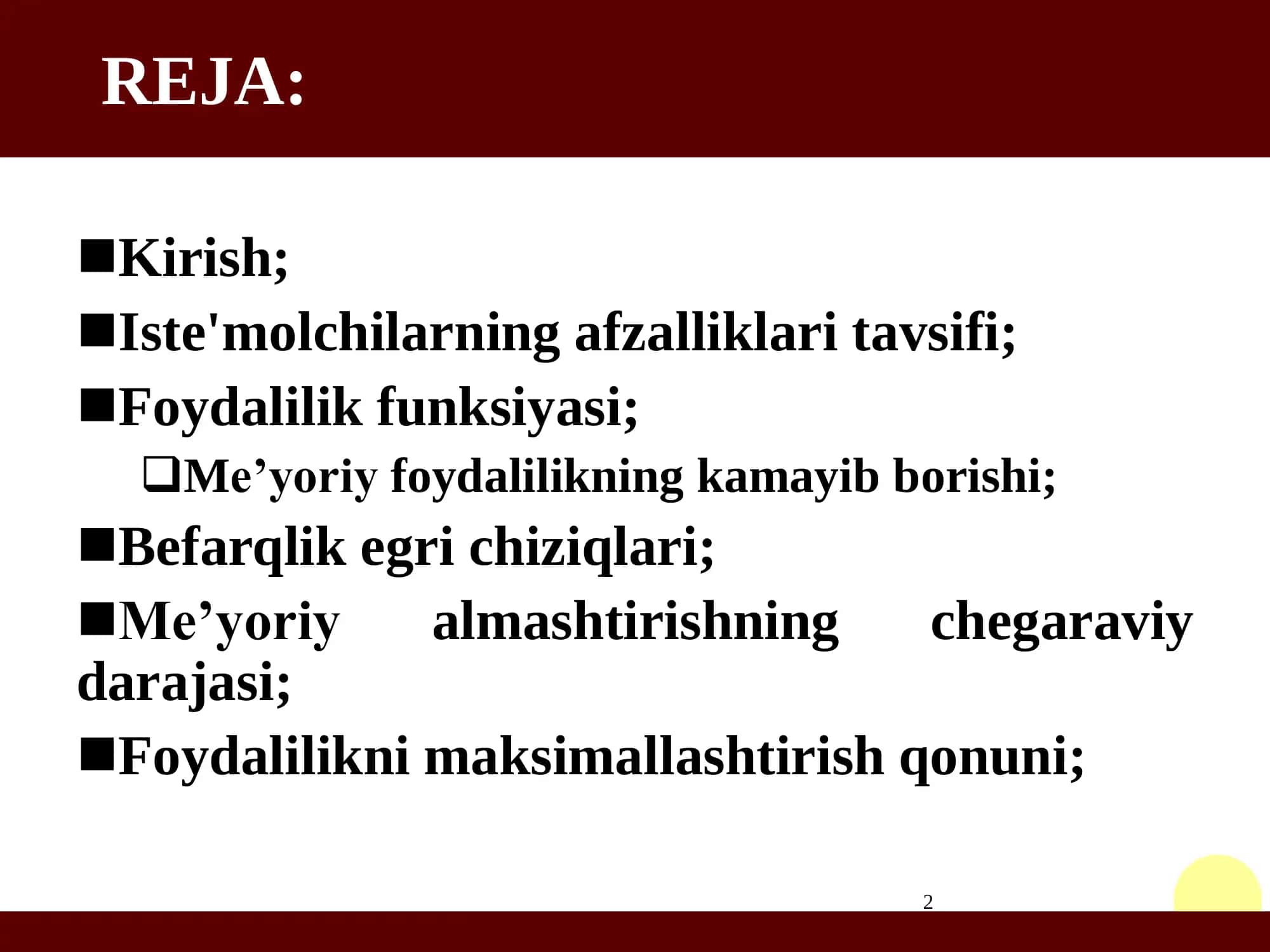 Foydalilik va talab 2