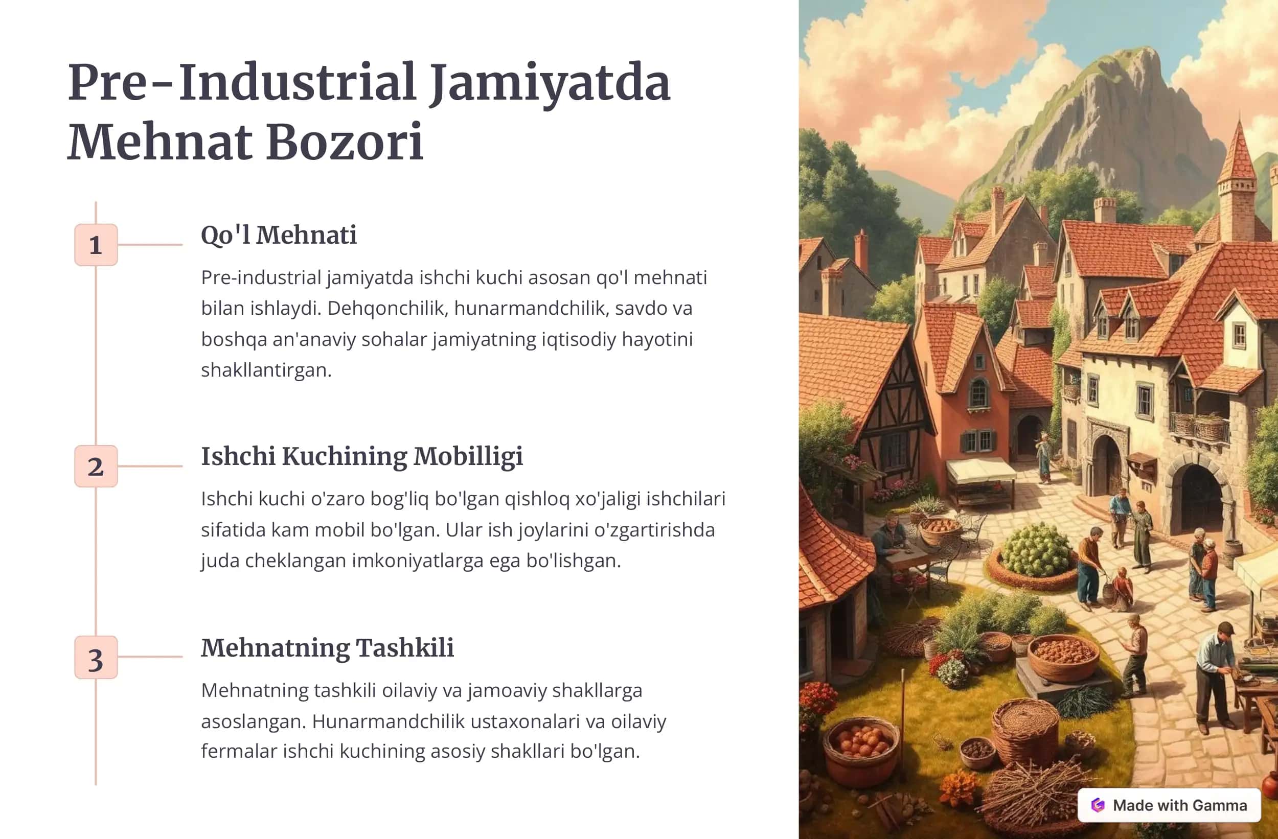 Mehnat Bozorining Shakllanishi va Rivojlanishi 2