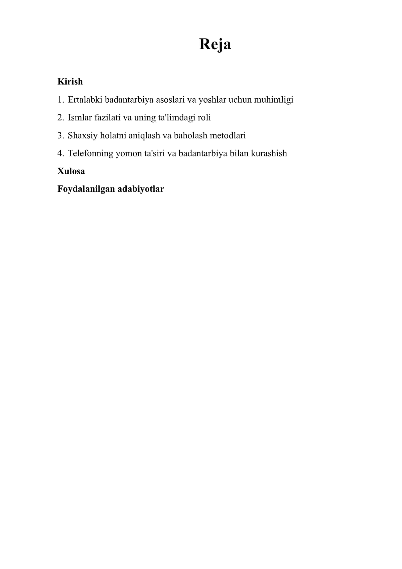Maktabgacha ta’lim xususiy metodikasi 2