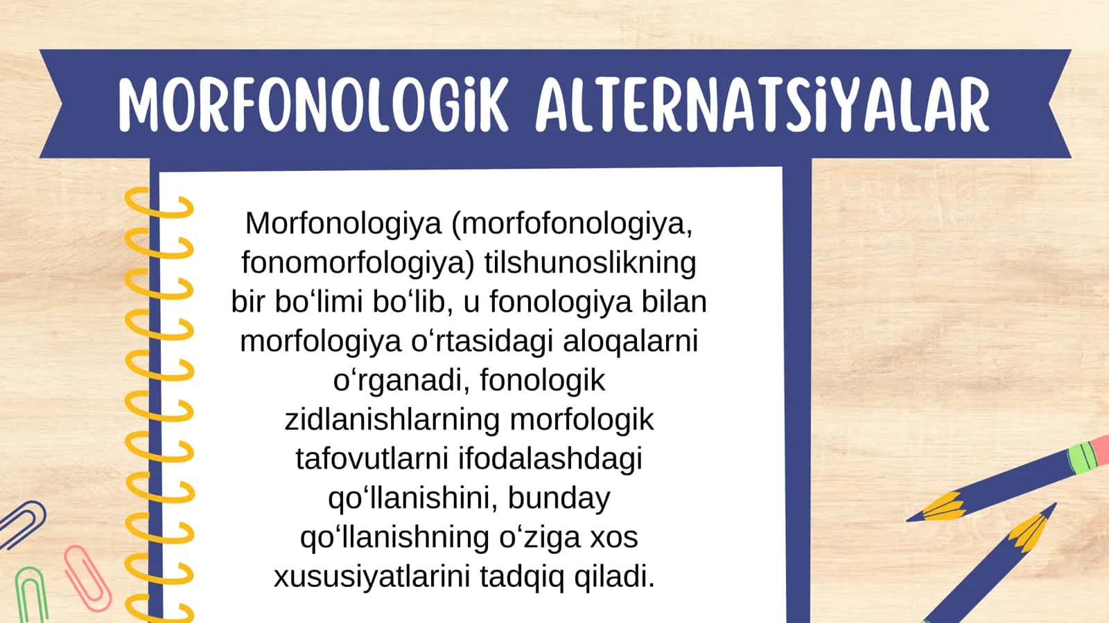 Morfonologik alternatsiyalar 2