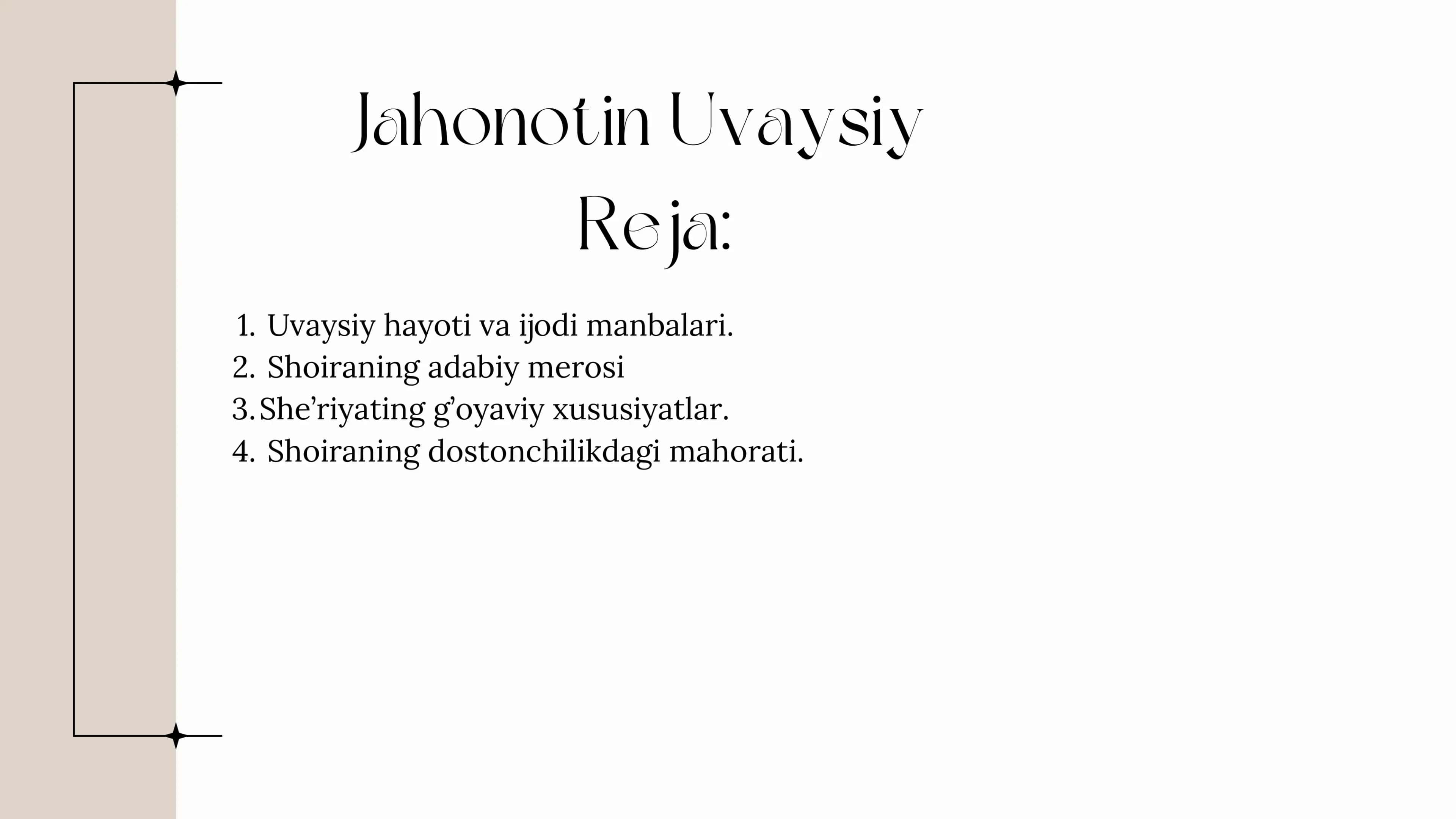 Jahon otin Uvaysiy 2