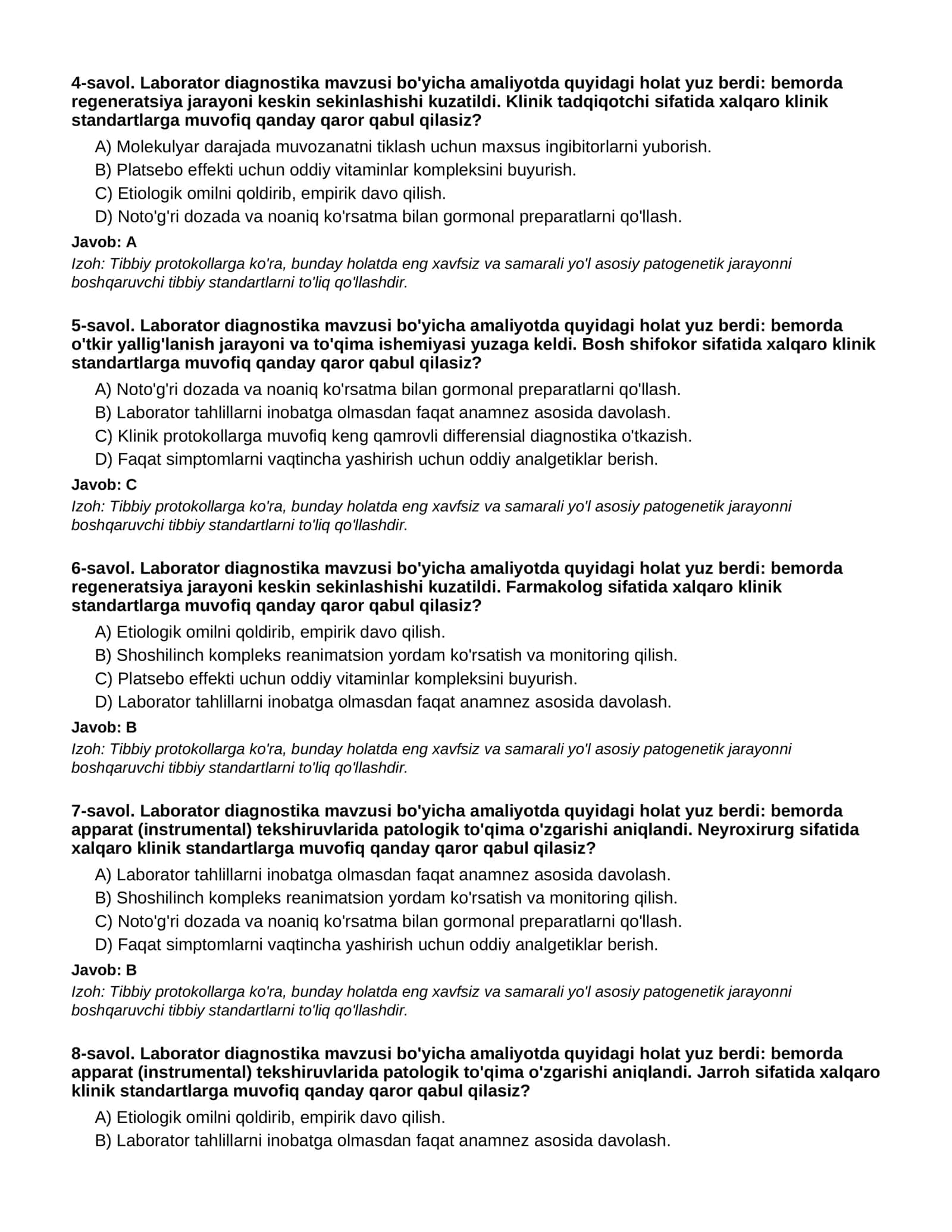 LABORATOR DIAGNOSTIKA - 2-QISM 2
