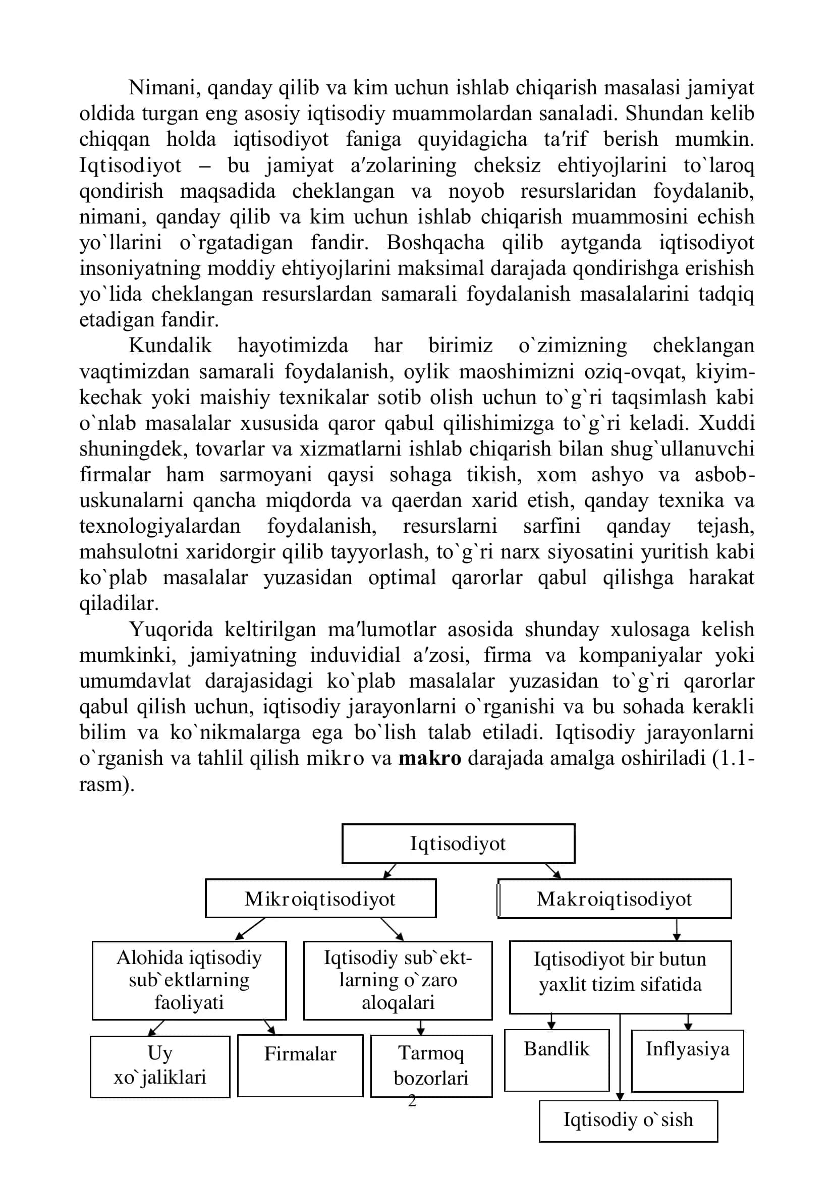 “MIKROIQTISODIYOT” FАNINING MАZMUNI, PRЕDMЕTI VА O`RGАNISH USULLАRI 2