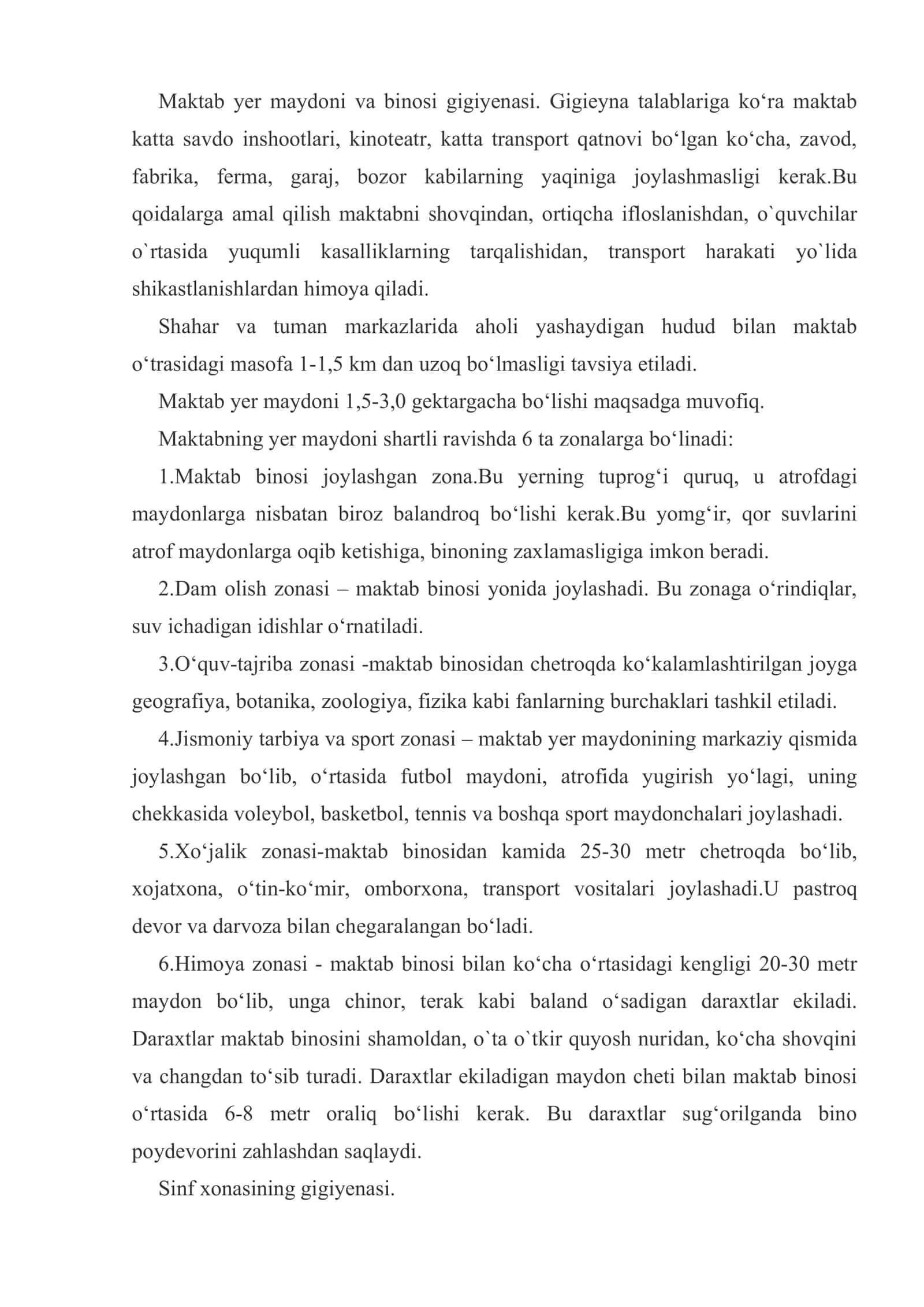 Maktab gigiyenasi. Bolalarda sog`lom turmush tarzi. Tibbiy pokizalik 2
