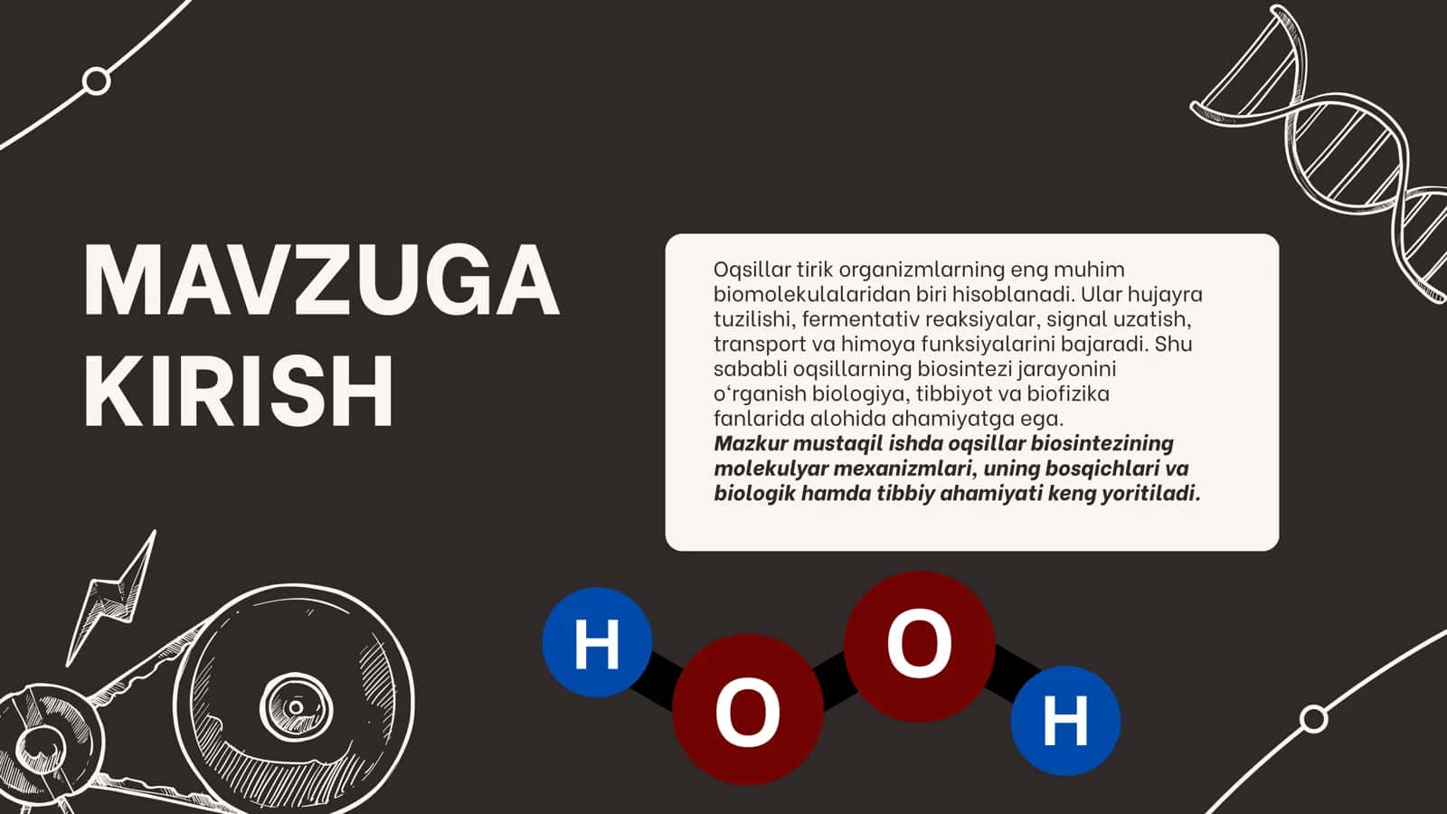 OQSILLARNING BIOSINTETIK MEXANIZMI 2