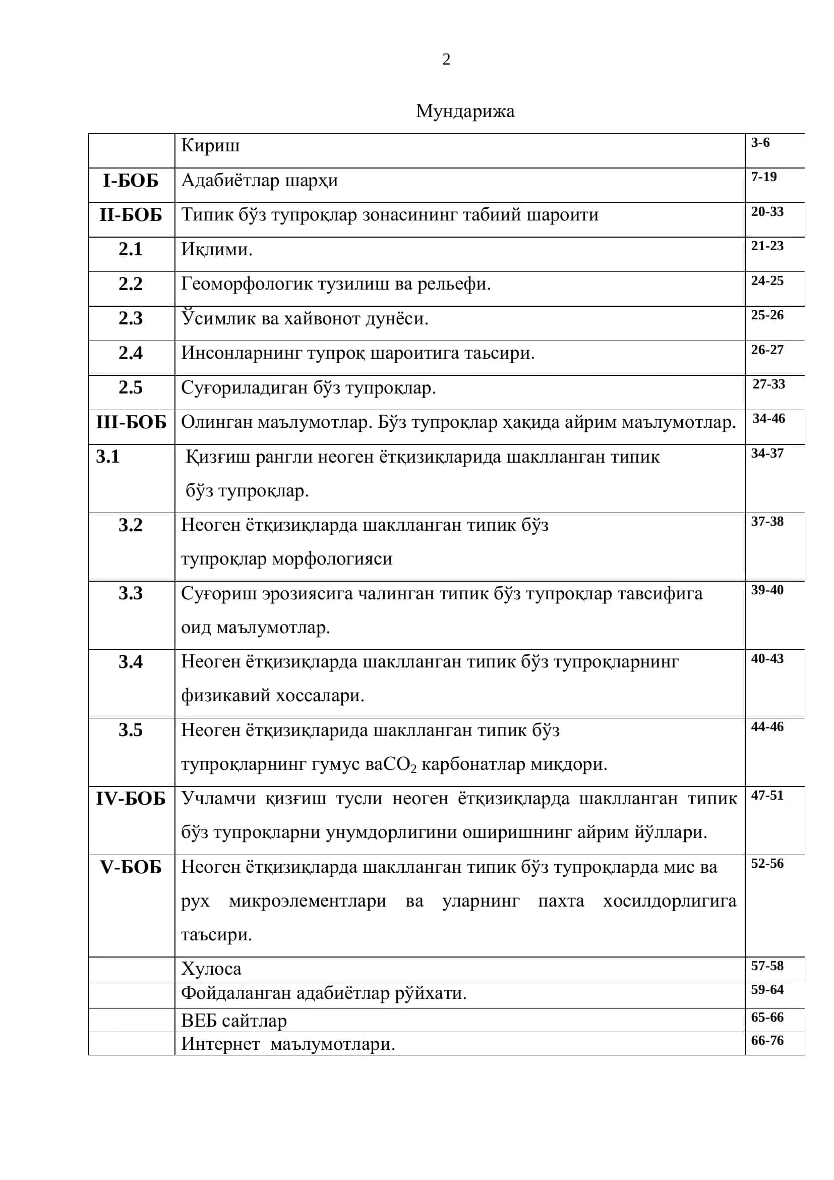 Эрозияга учраган неоген ѐтқизиқларда шаклланган типик бўз тупроқларни унумдорлигини ўрганиш 2