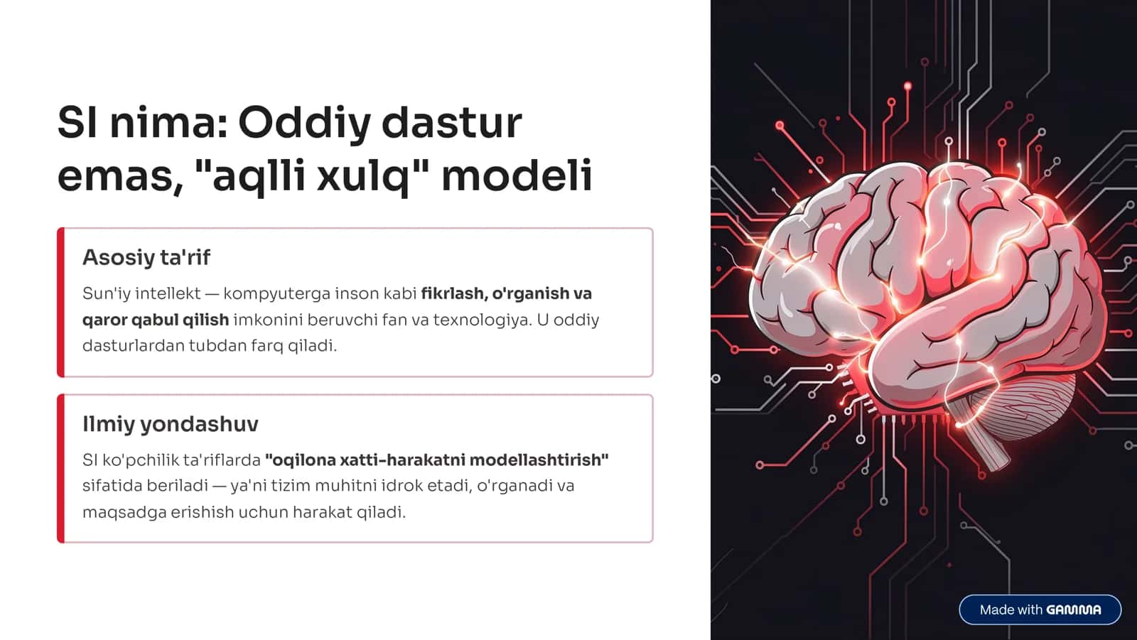 SUN’IY INTELLEKT: TURLARI, ISHLASH PRINSIPI, AFZALLIKLARI VA KELAJAGI 2