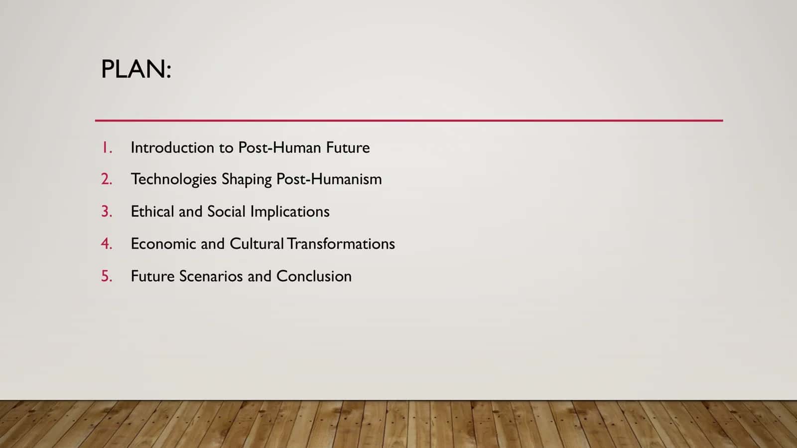 The Concept of Post-Human Future 2