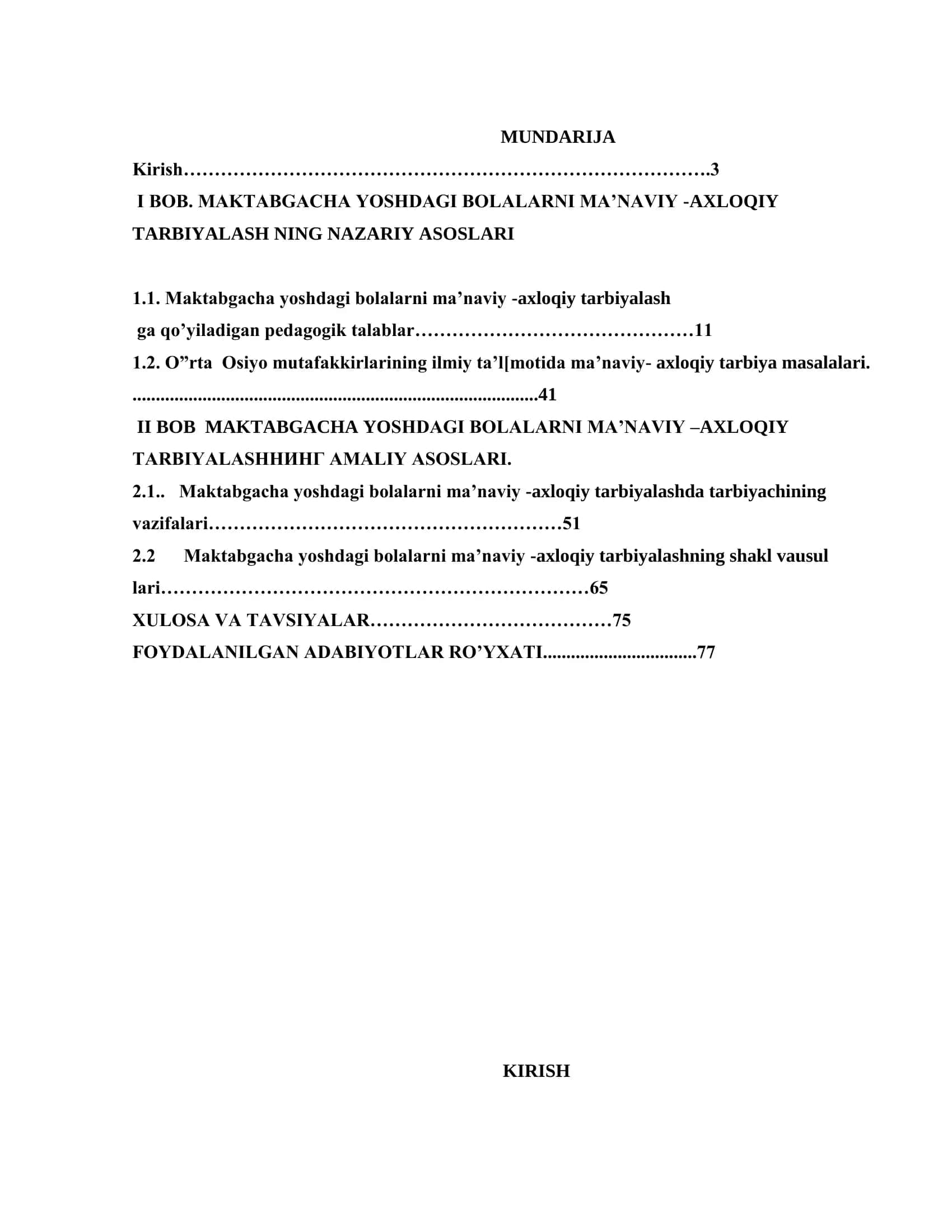 Maktabgacha yoshdagi bolalarni ma‟naviy -axloqiy tarbiyalashda tarbiyachining roli 2