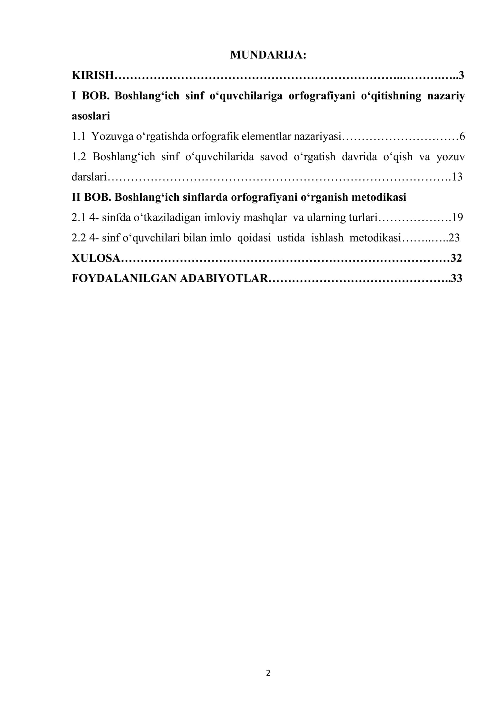 4-sinf oʻquvchilarining orfografik malakalarini shakllantirish va takomillashtirish 2
