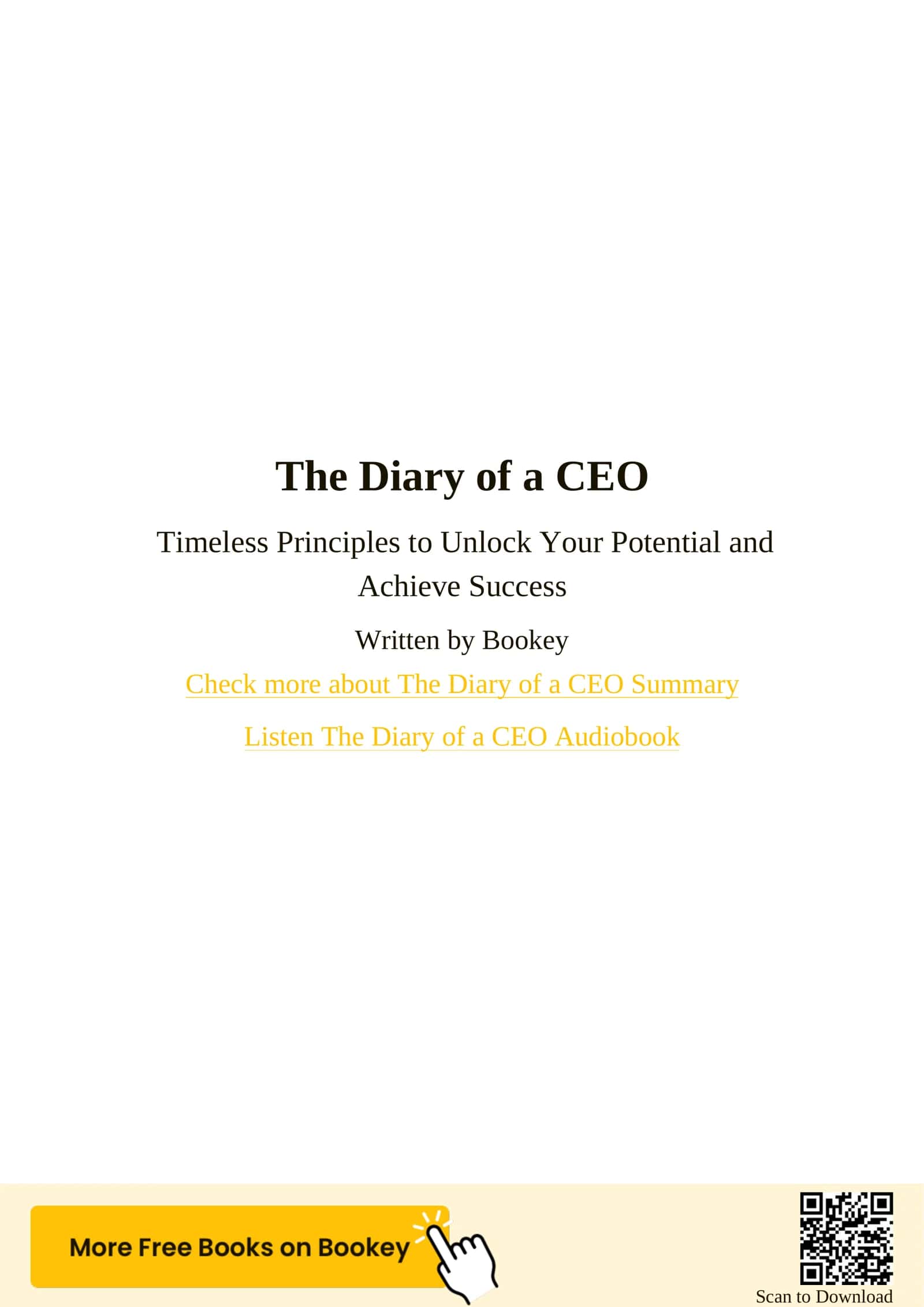 The Diary Of A Ceo 2