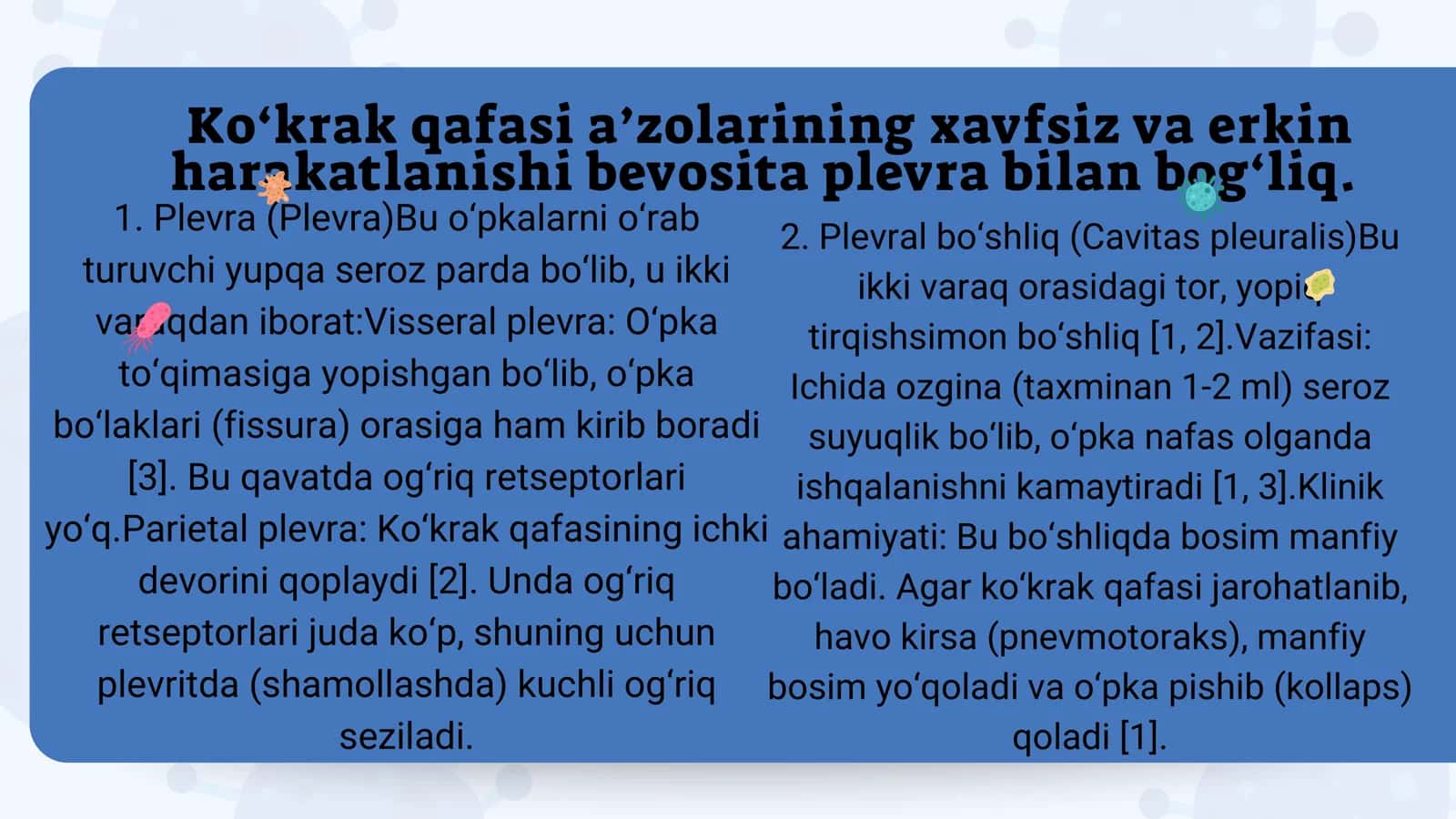 Plevra bo‘shlig‘i 2