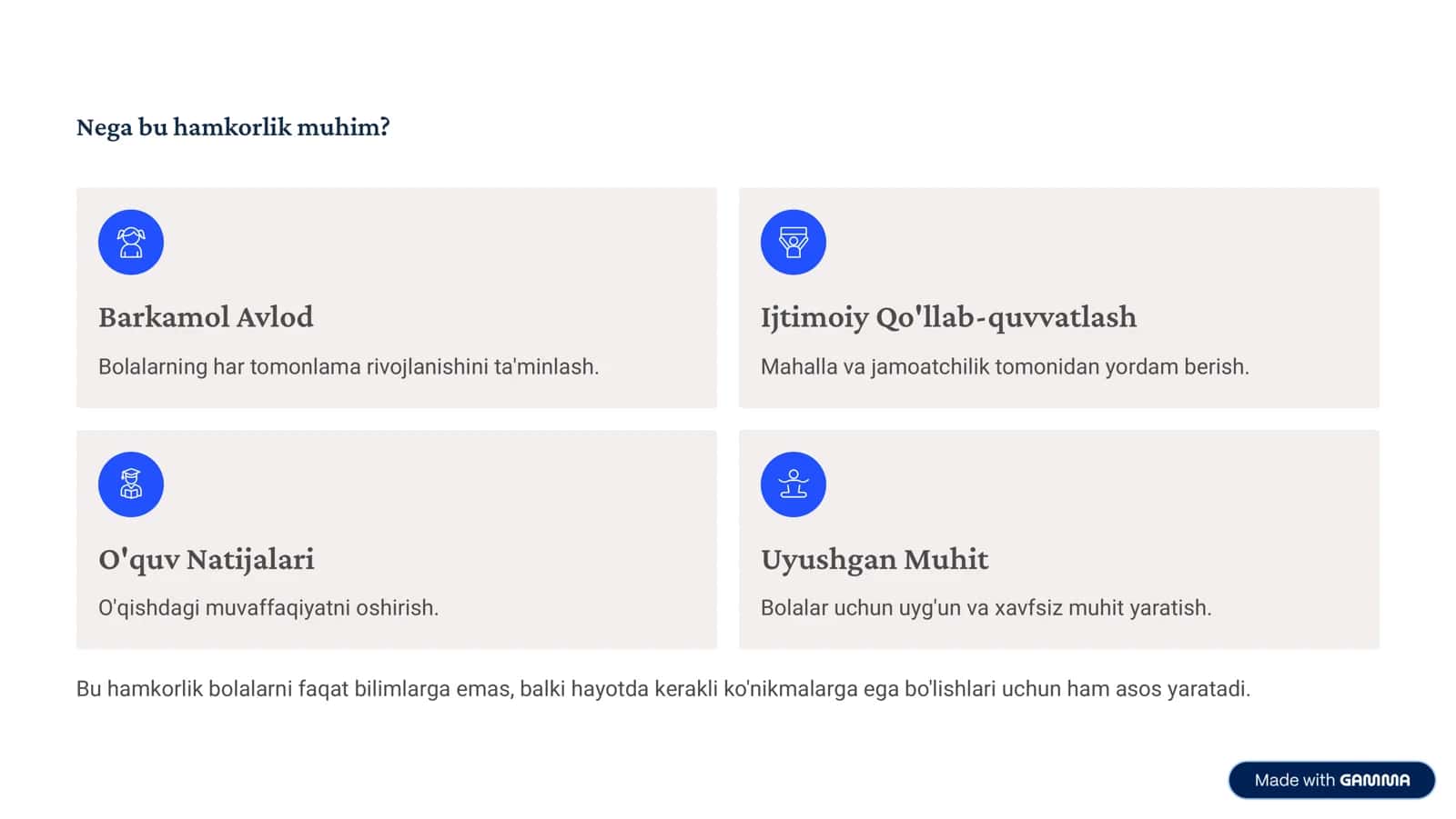 Tarbiya Jarayonida Hamkorlik 2