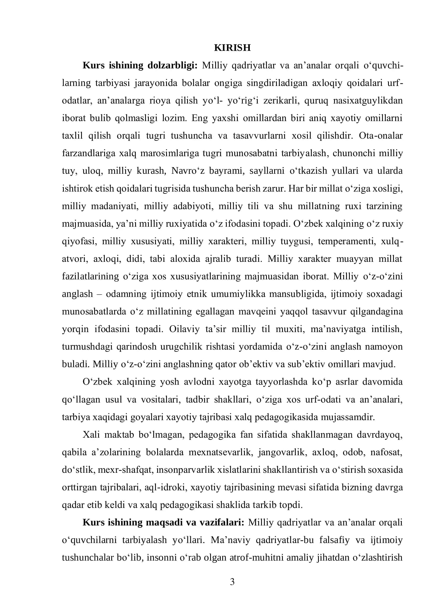 MILLIY QADRIYATLAR VA AN’ANALAR ORQALI O‘QUVCHILARNI TARBIYALASH YO‘LLARI 2