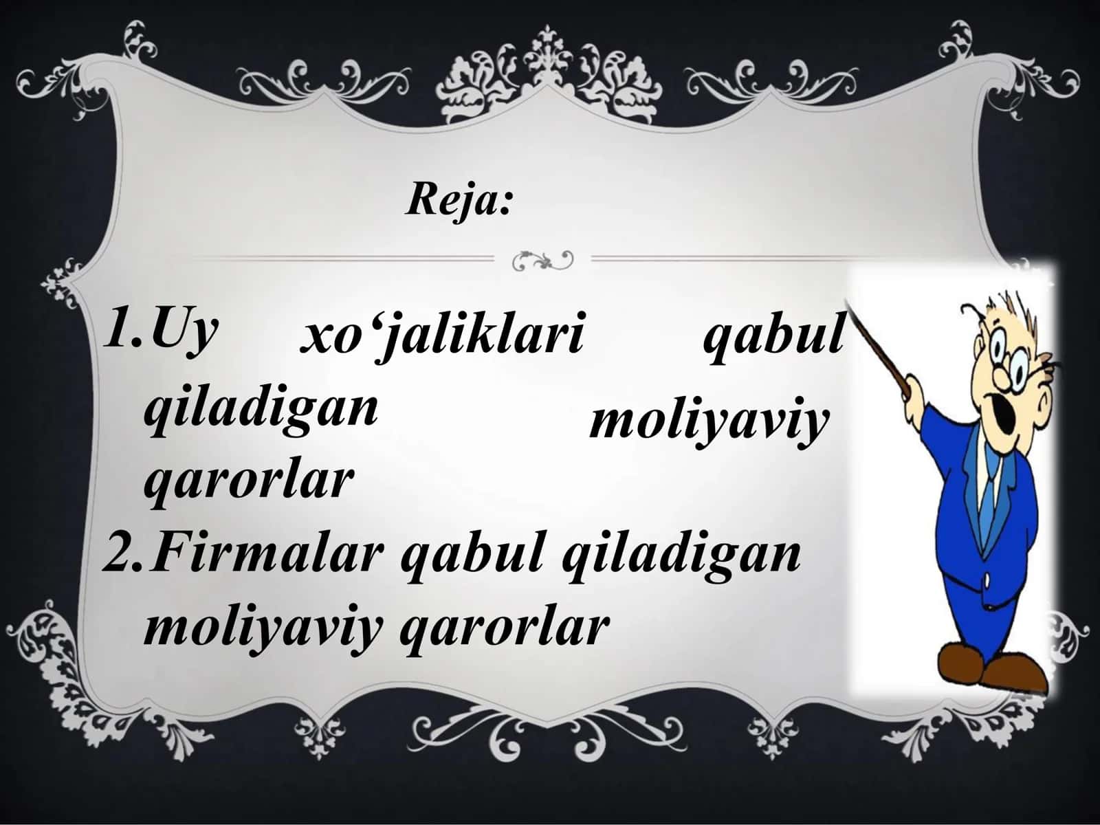 Moliyaviy qarorlar 2