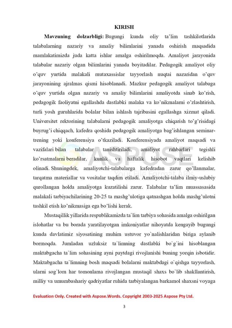Kurs ishi: “Ilk qadam” o‘quv dasturi bo‘yicha faoliyat markazlarida bolalarning sezish qobiliyatlarini rivojlantirish 2