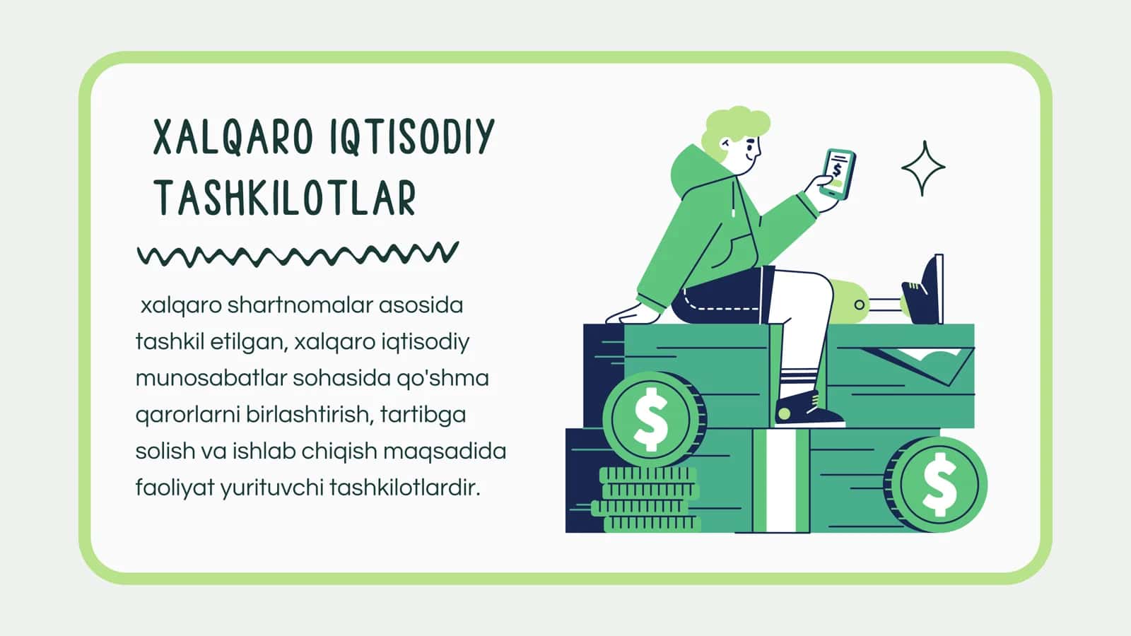 XALQARO IQTISODIY TASHKILOTLAR 2