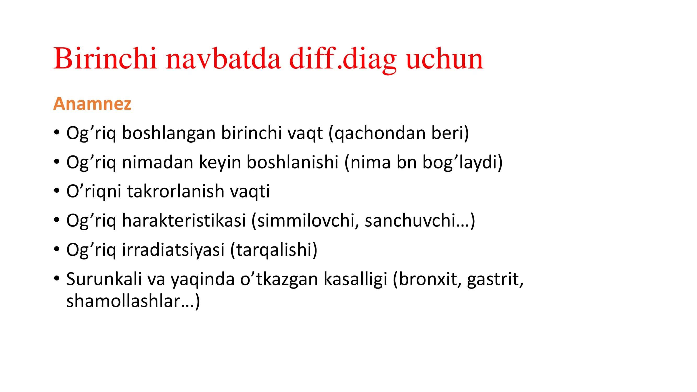 Ko’krak qafasi og’riqlari 2
