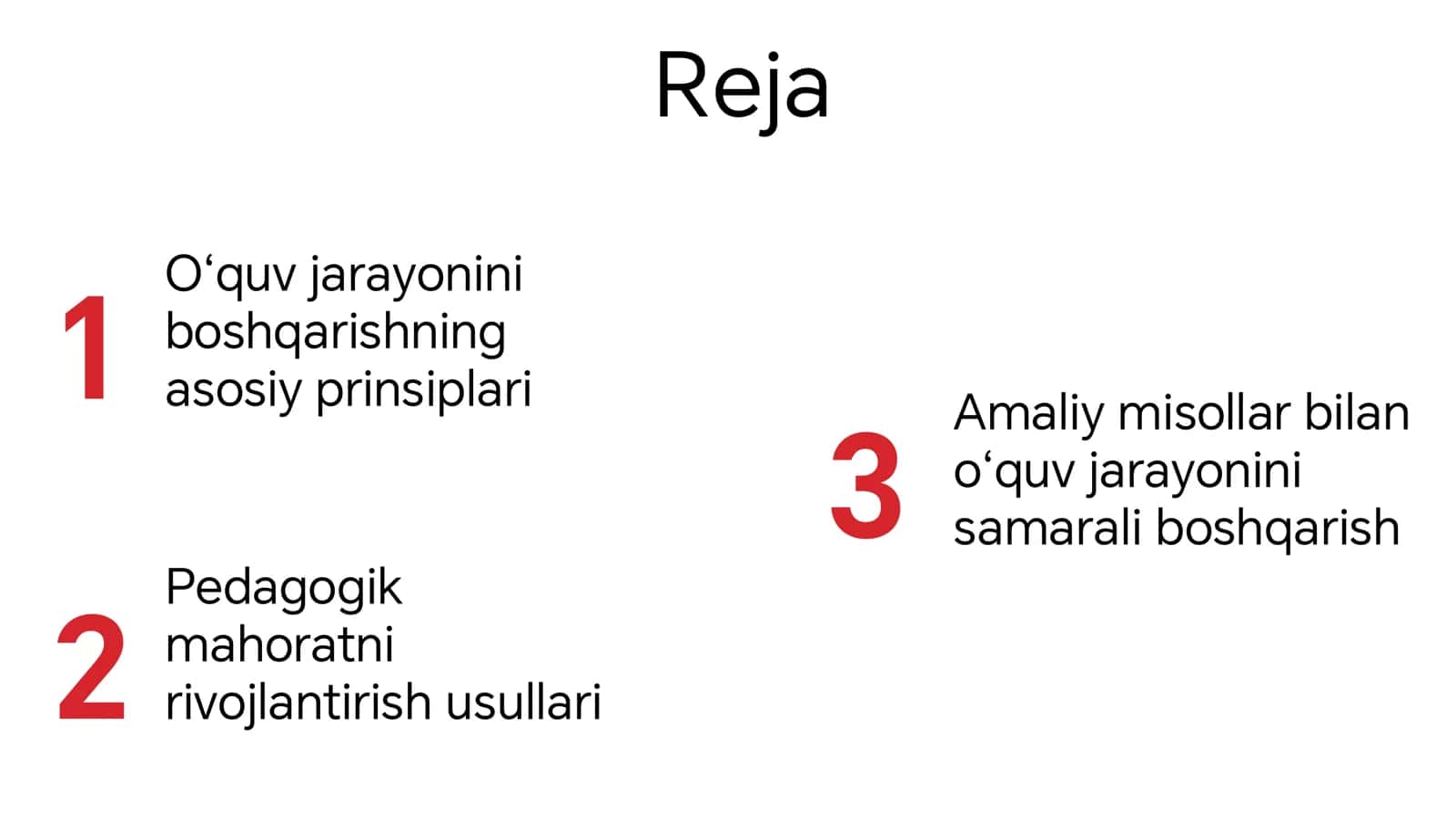 Pedagogning oʻquv jarayonini boshqarishdagi mahorati 2