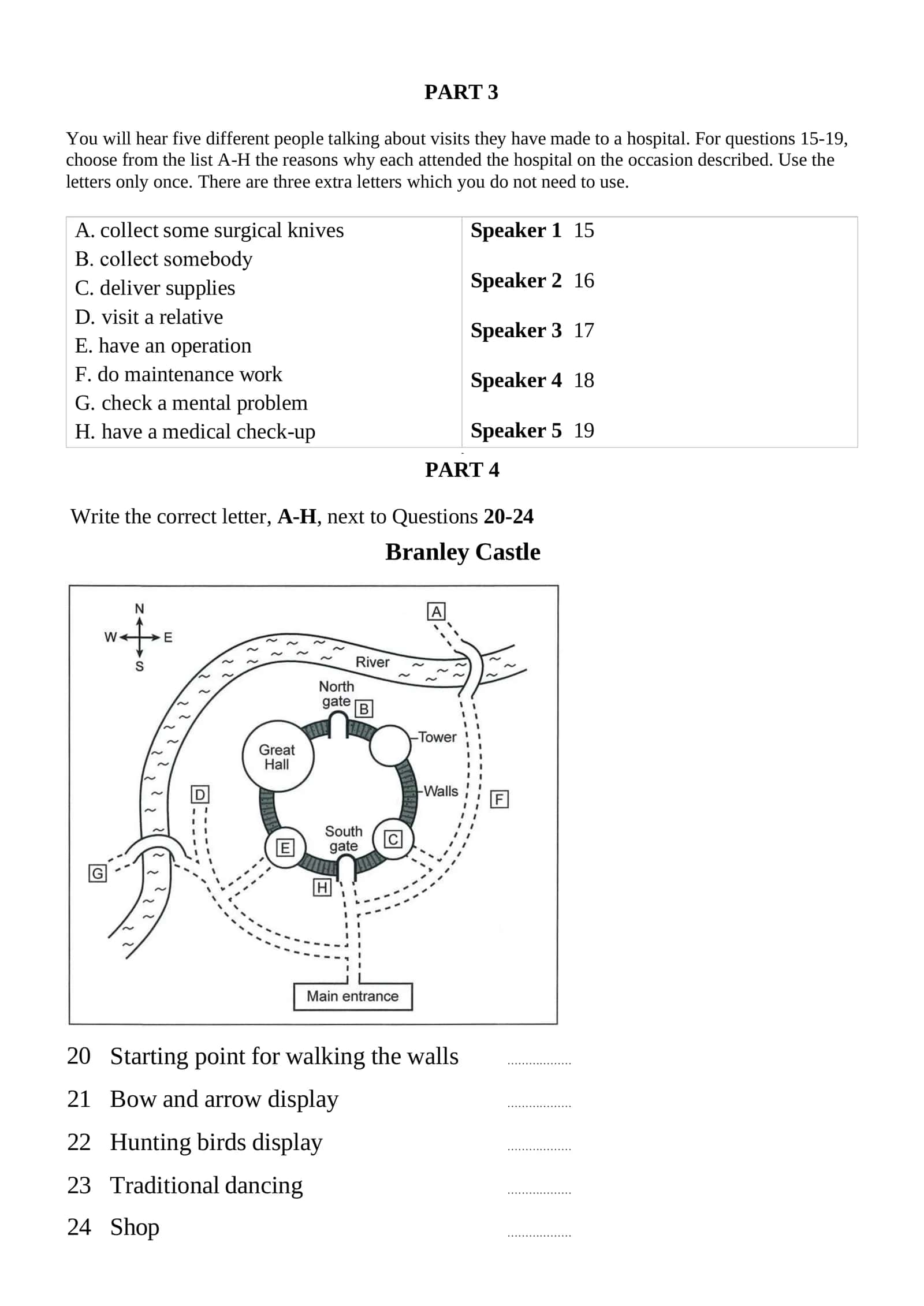 Marking Answers on Answer Sheet 2