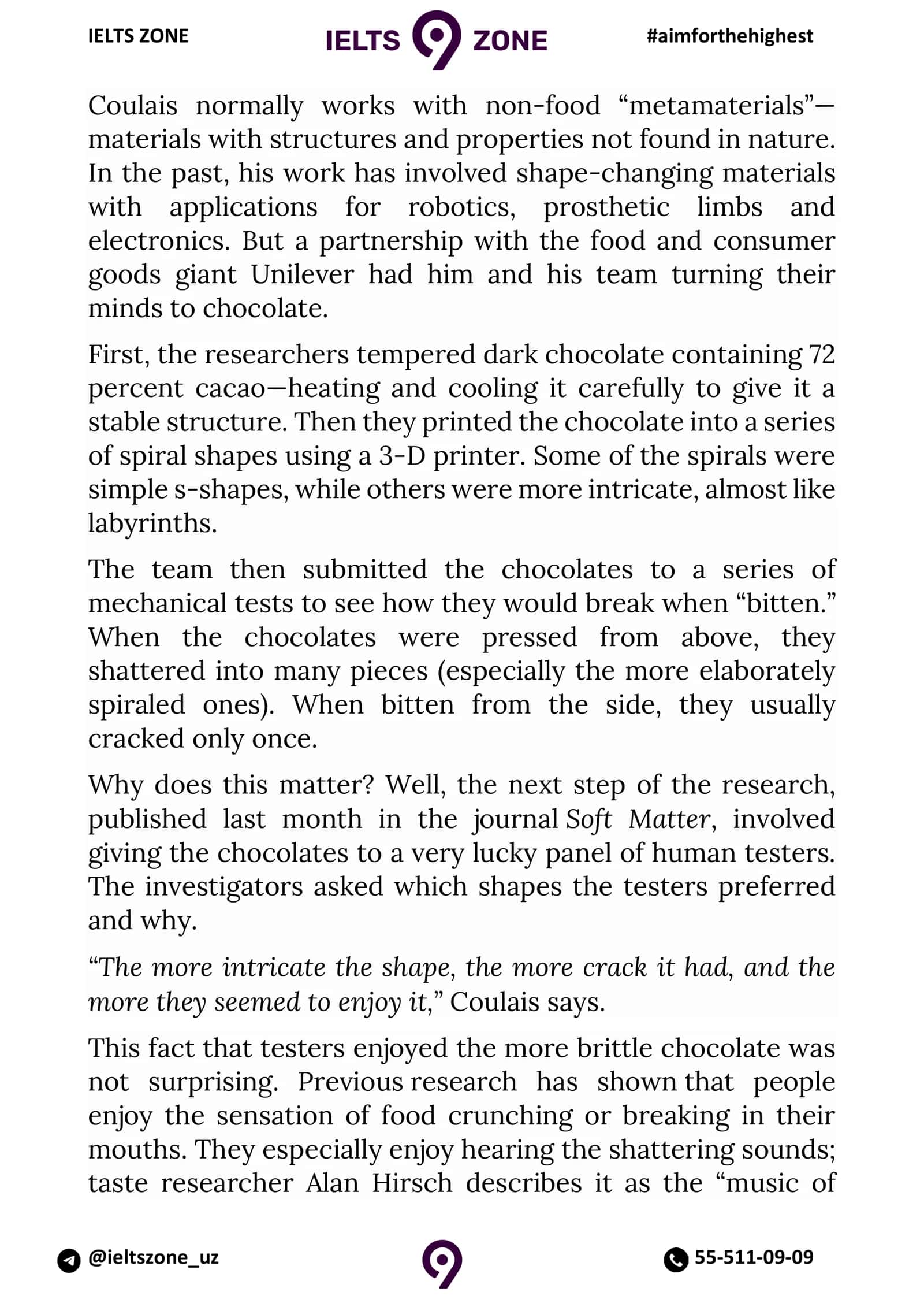 Have Scientists Designed the Perfect Chocolate? 2