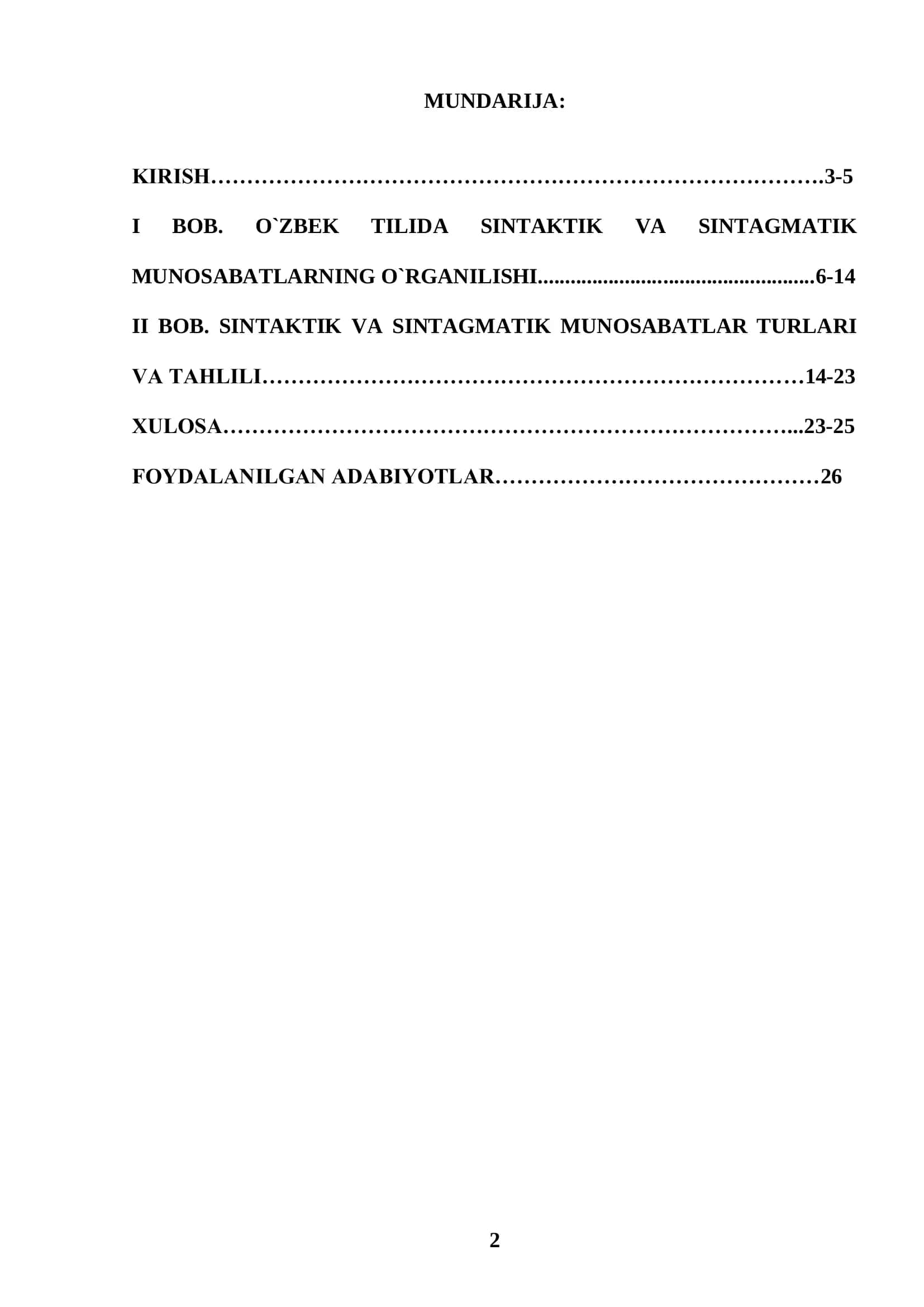 Sintaktik va sintagmatik munosabat 2