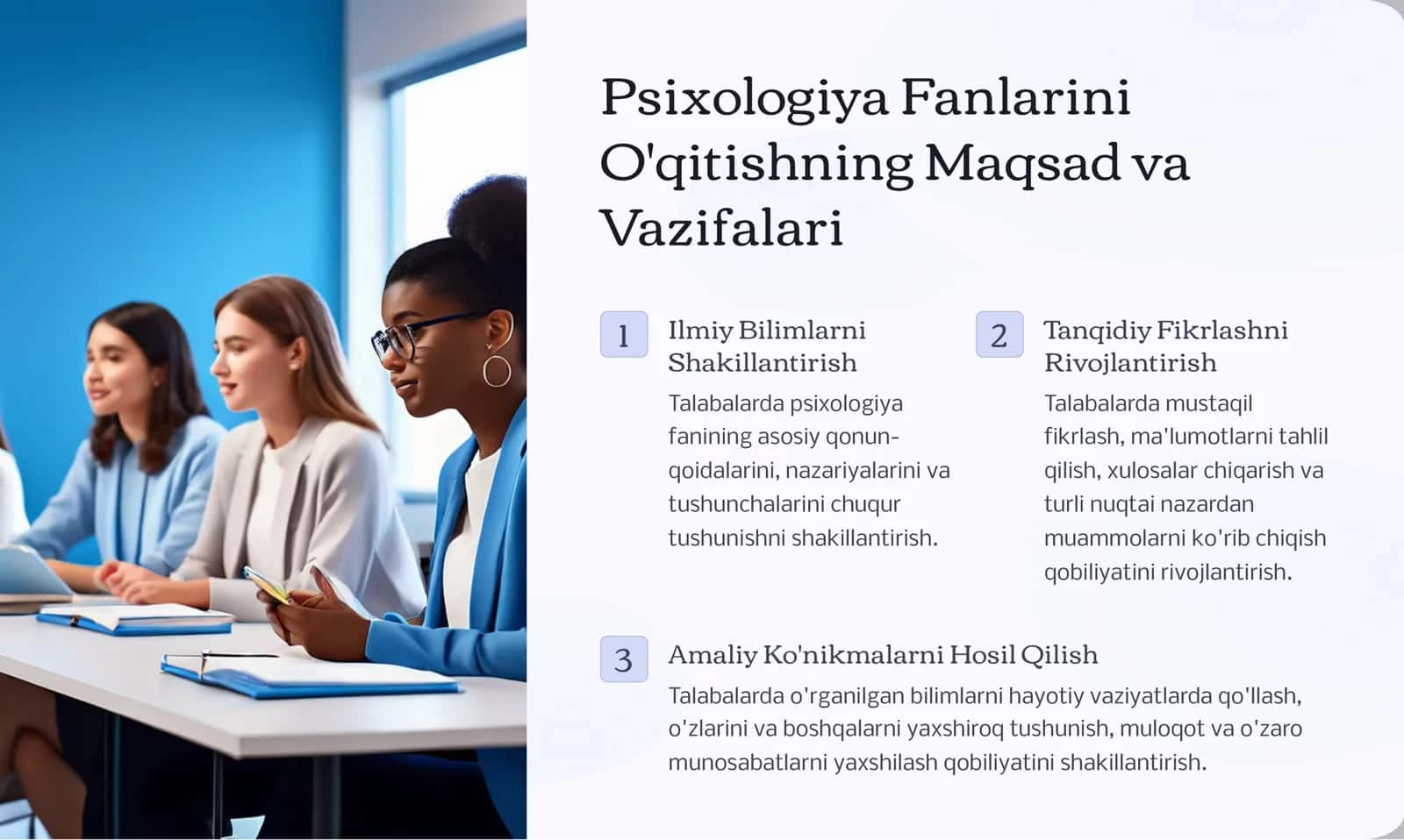 Psixologiya  Fanlarini O'qitish  Tamoyillari 2