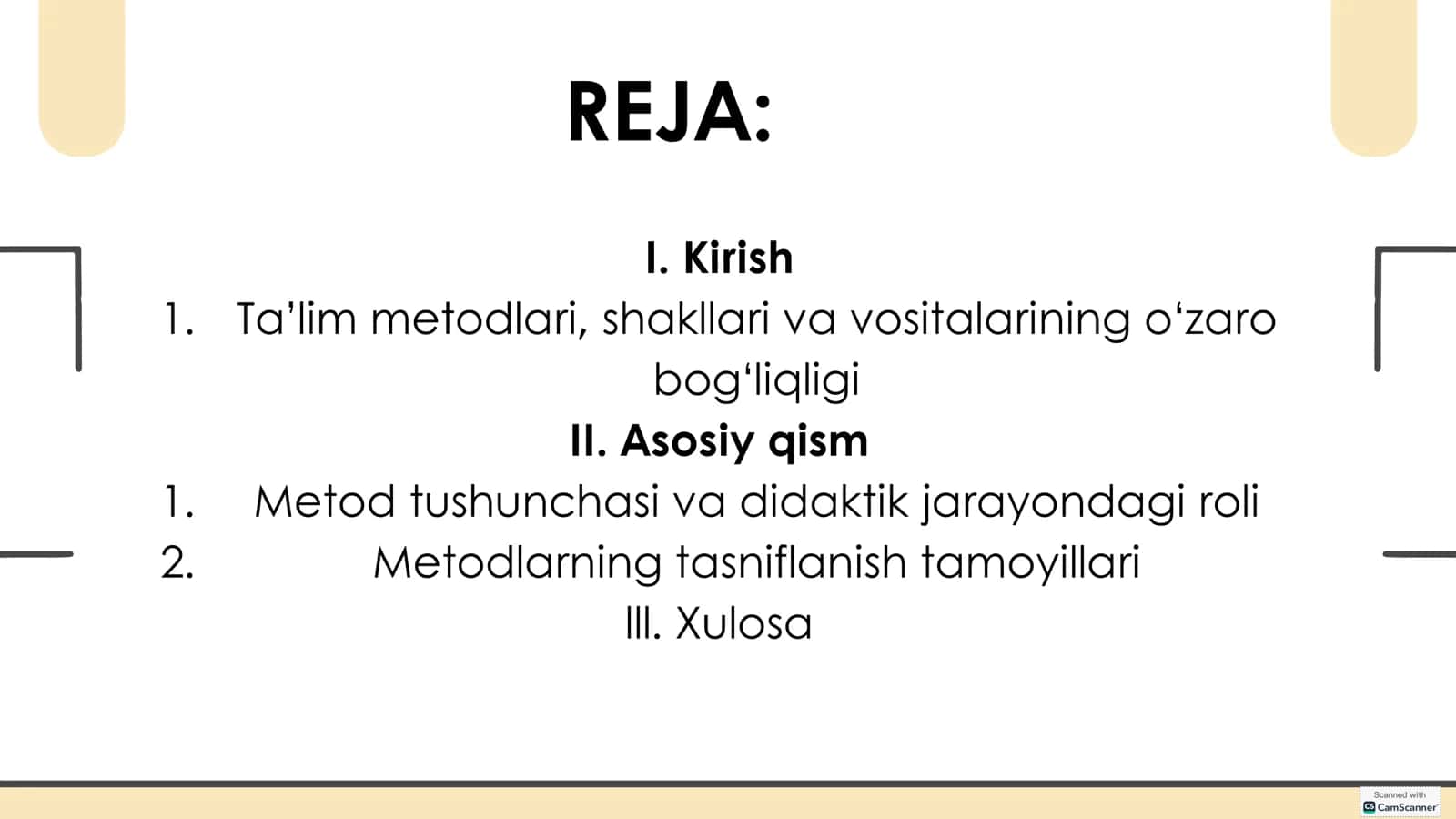 TA’LIM METODLARI, SHAKLLARI VA VOSITALARI 2