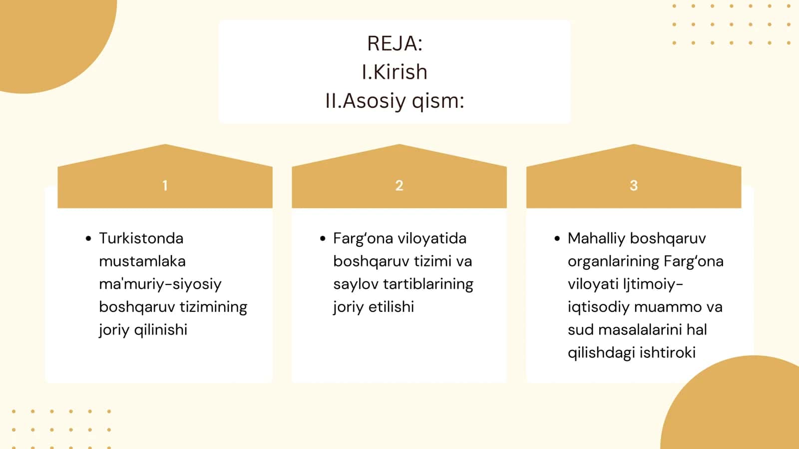 Turkiston oʻlkasining ma'muriy boshqaruv tizimida mahalliy aholi vakillarining ishtiroki 2