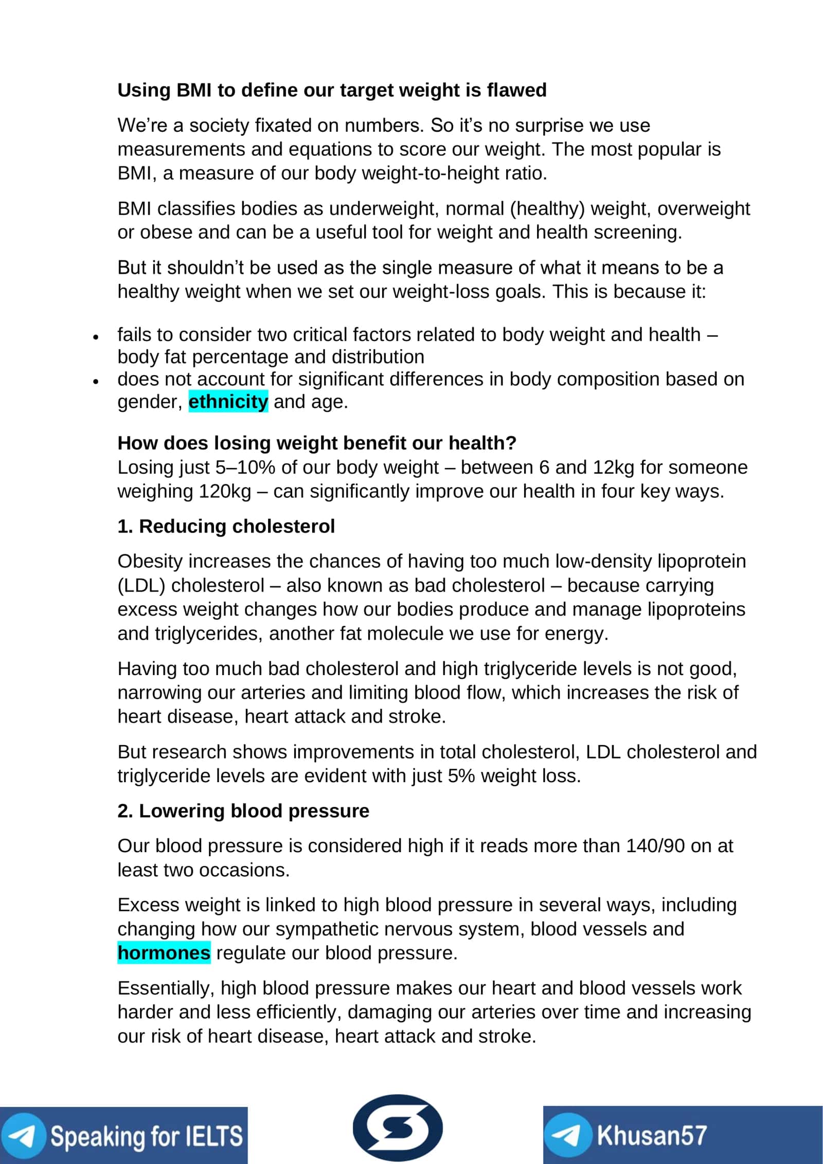 Setting a Weight Loss Goal 2
