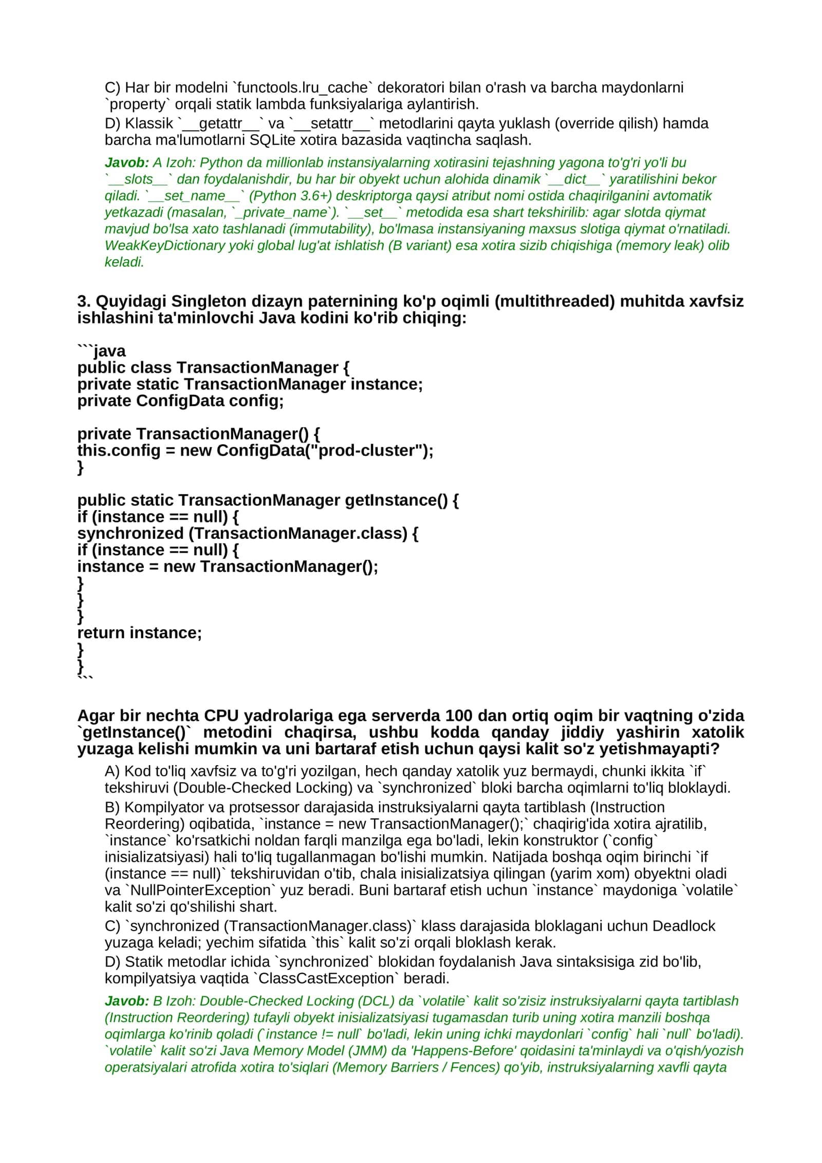 Yuqori yuklamali fintex tranzaksion tizimi 2