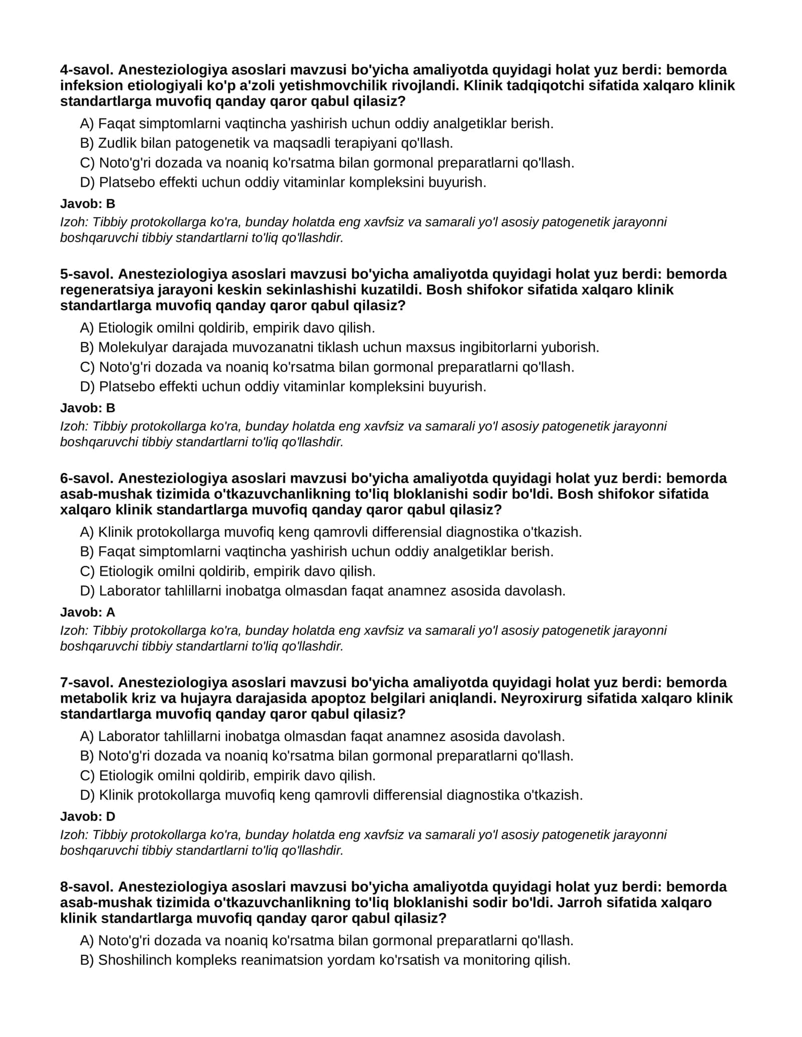 ANESTEZIOLOGIYA ASOSLARI - 1-QISM 2