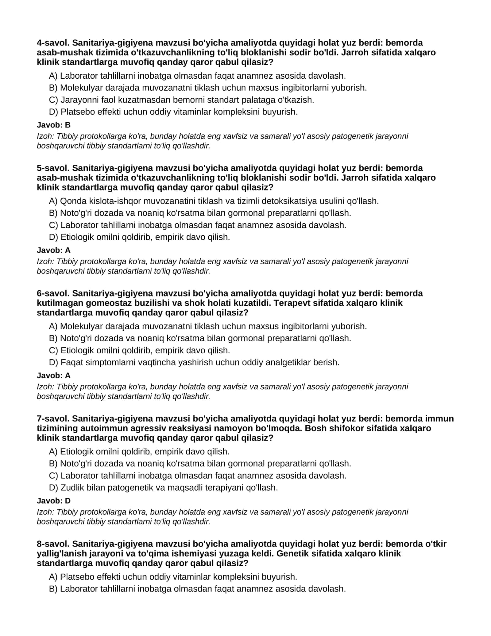 SANITARIYA-GIGIYENA - 1-QISM 2