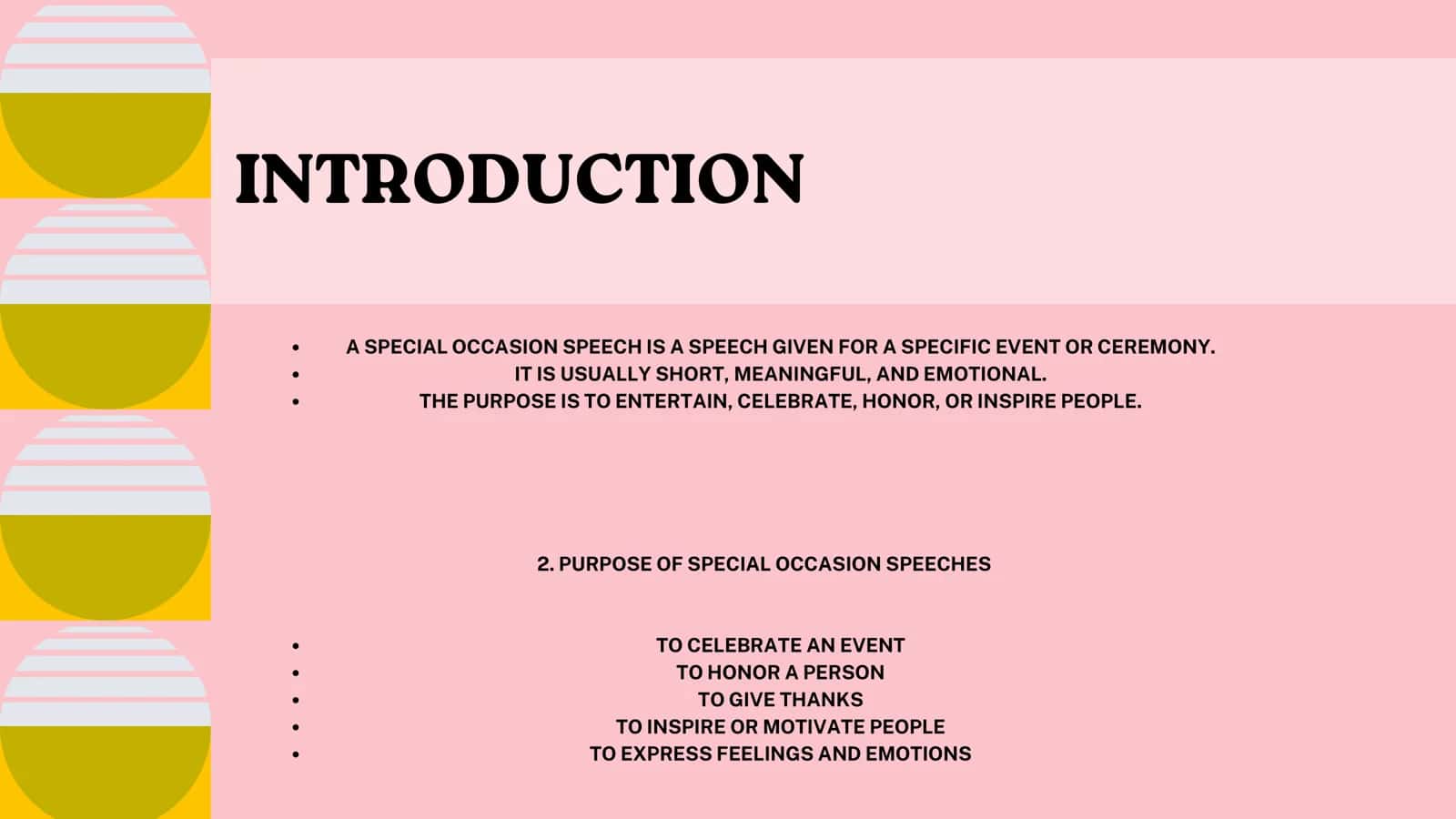 SPECIAL OCCASION SPEECH 2