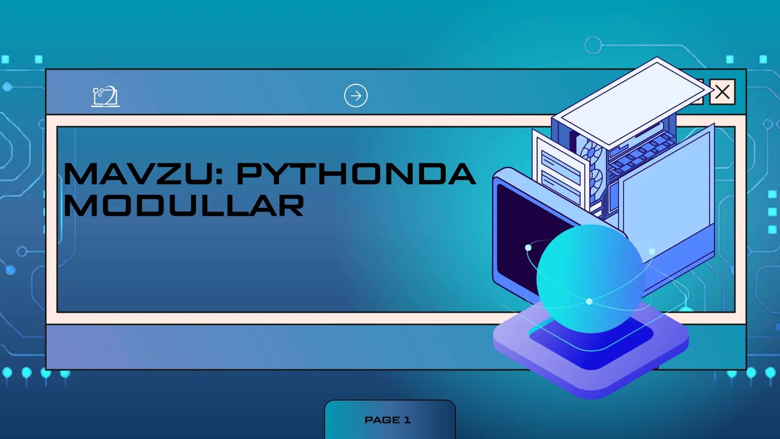 Pythonda modullar 2