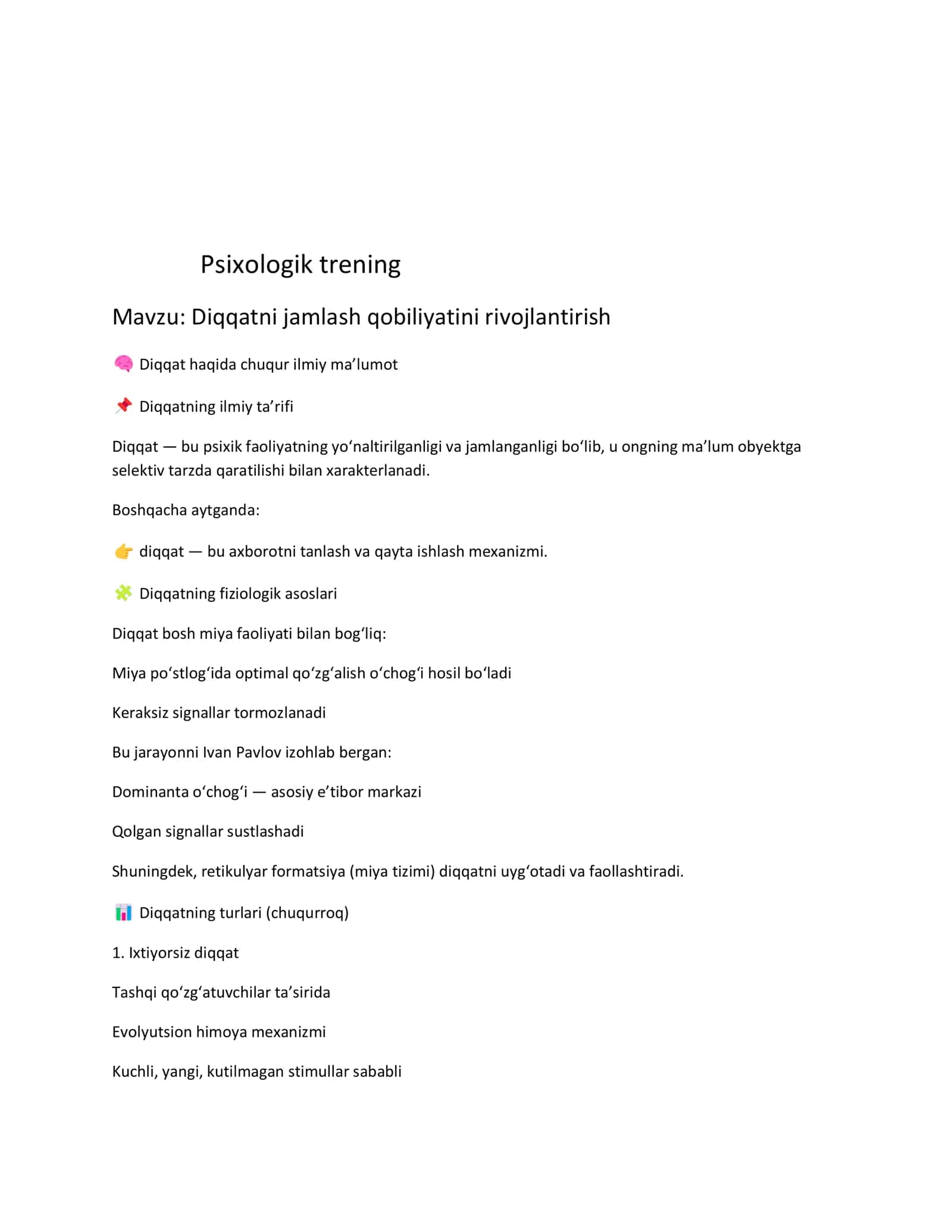 Psixologik trening 2